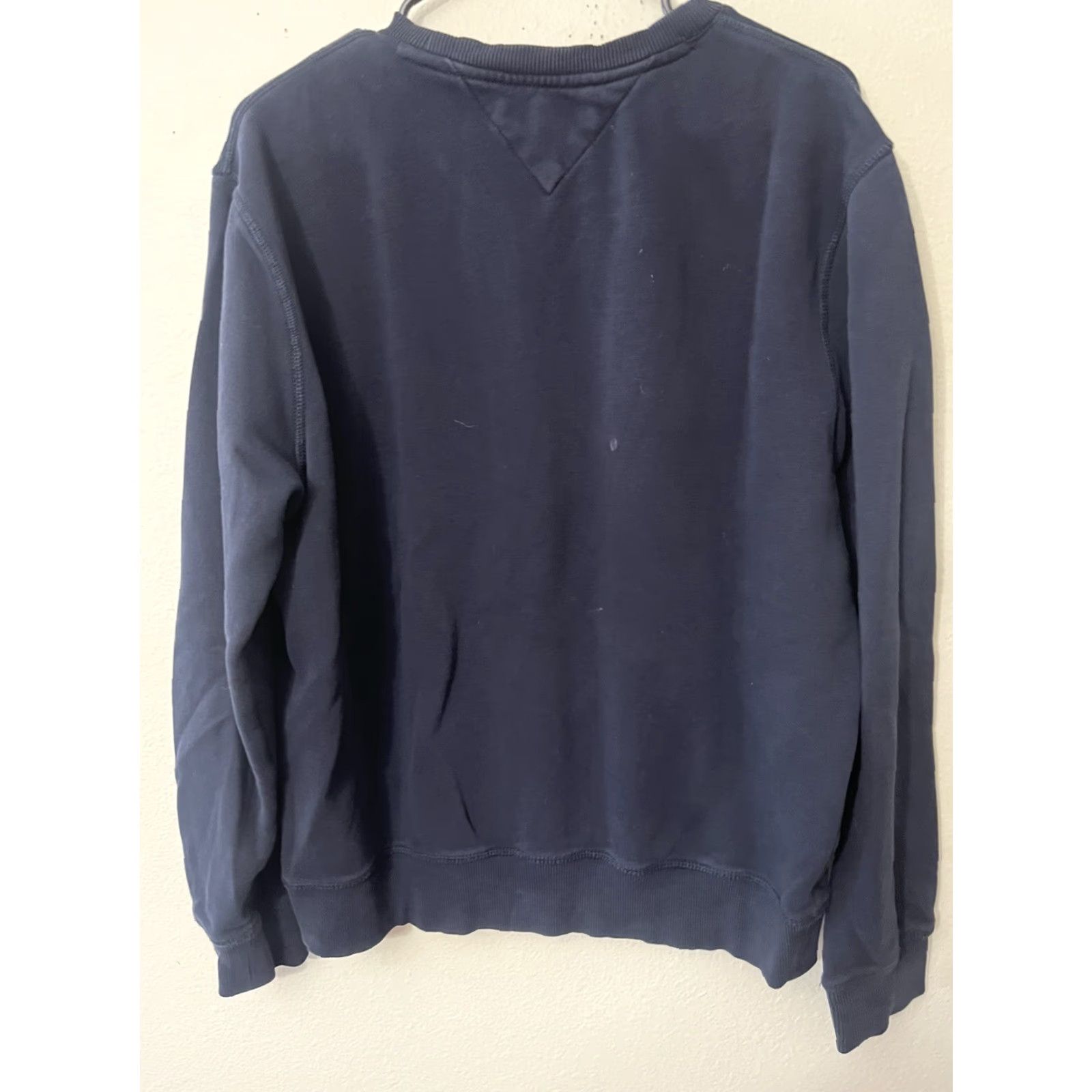 Tommy Hilfiger Tommy Hilfiger Crew Neck Knit Sweater Pullover Blue Mens Large Long Sleeve 100% Cotton Size US L / EU 52-54 / 3 - 2 Thumbnail