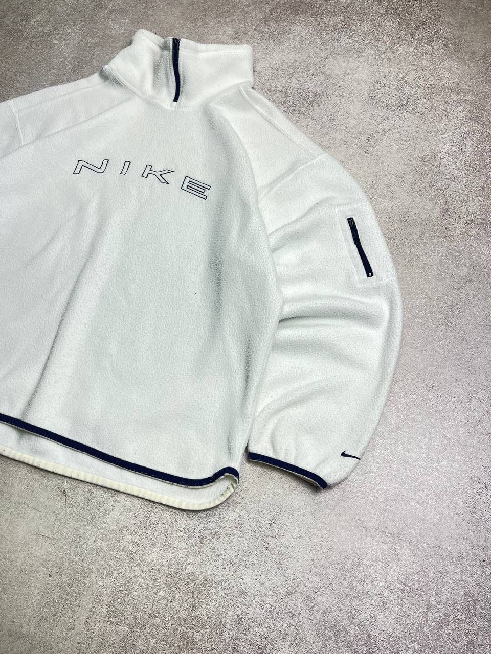 Nike Vintage Nike Spellout Fleece Boxy Sherpa Jacket XL Size US XL / EU 56 / 4 - 2 Thumbnail