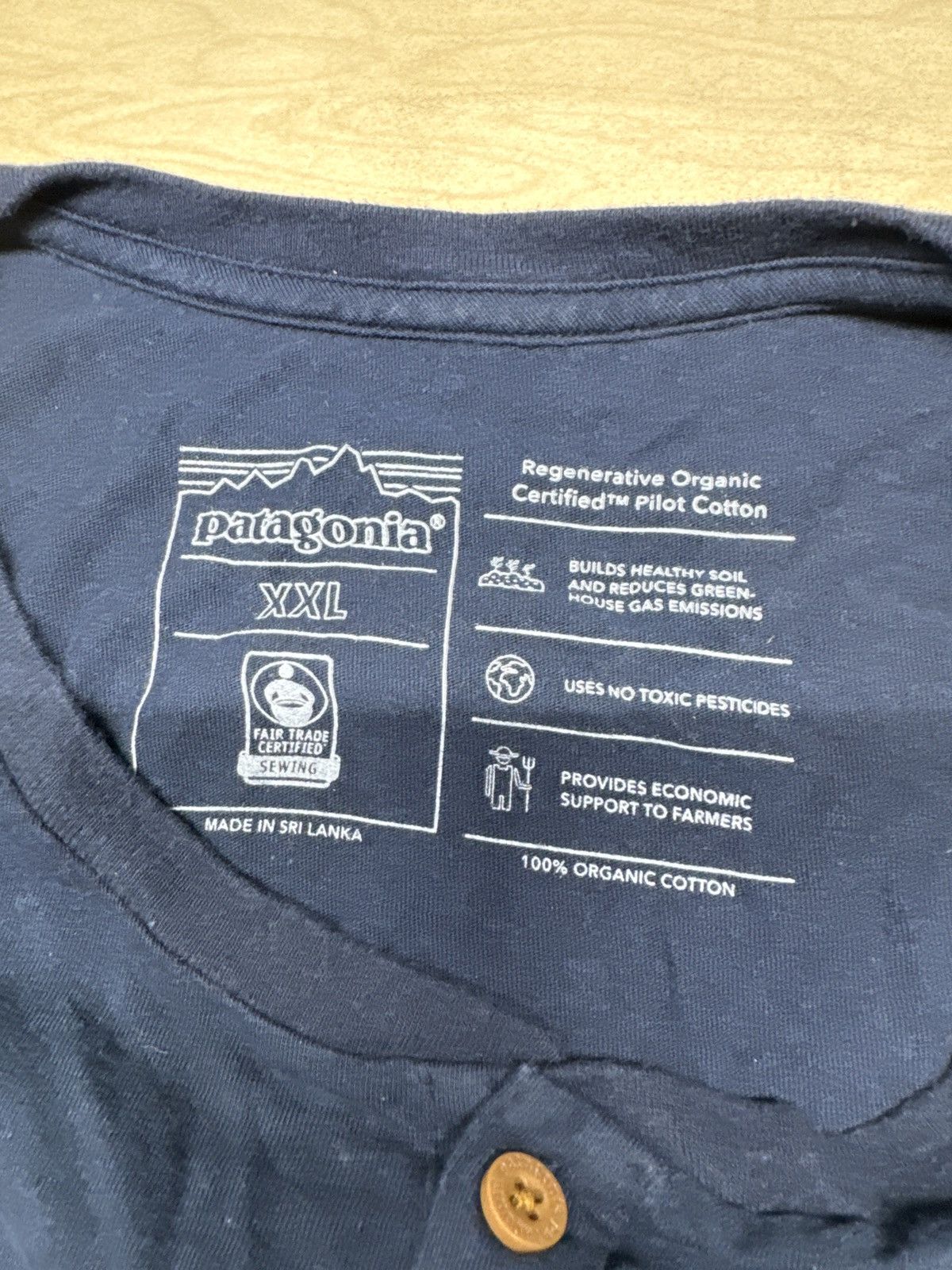 Patagonia Patagonia Regenerative Organic Cotton Henley Sz XXL Size US XXL / EU 58 / 5 - 6 Thumbnail