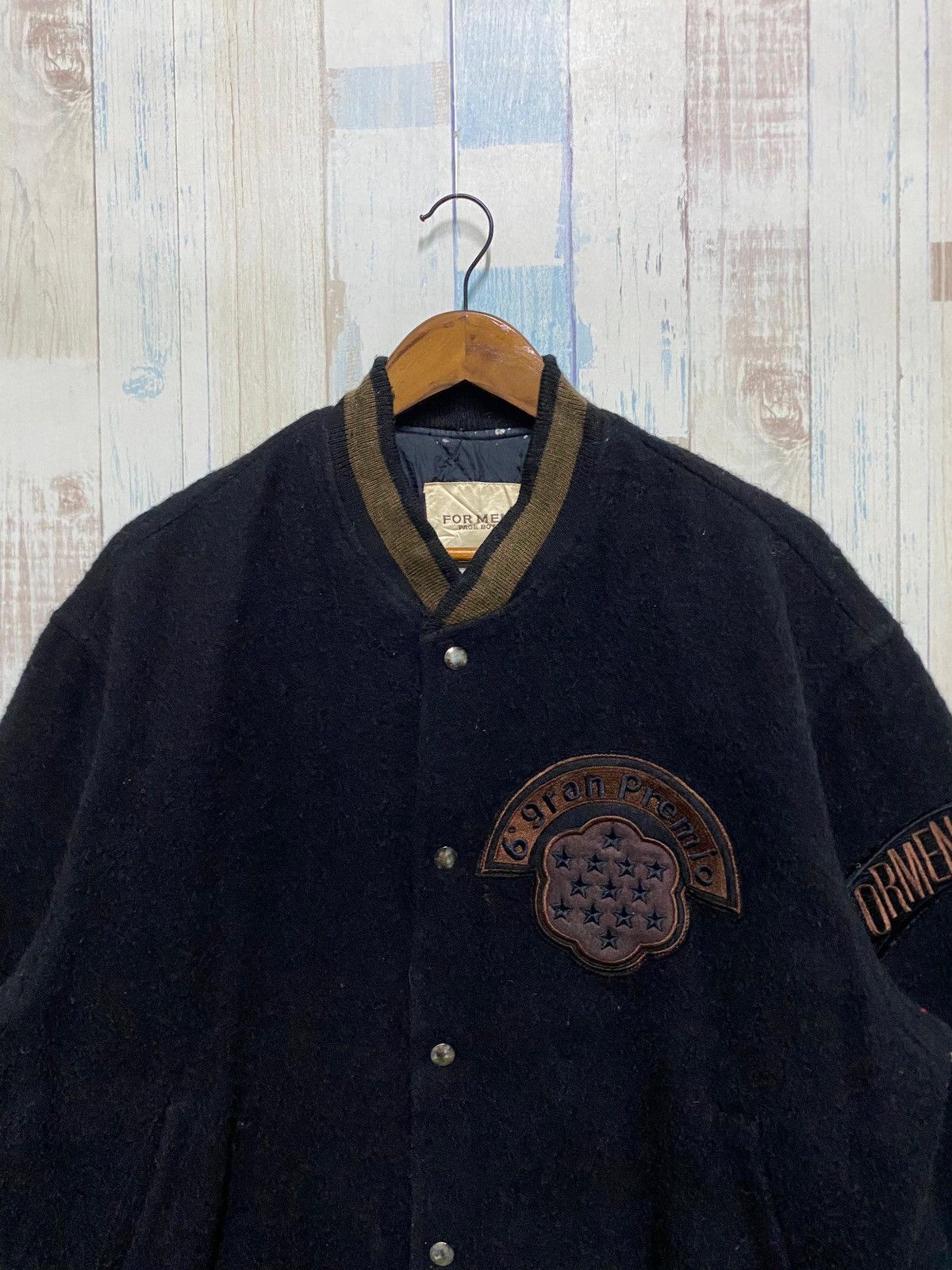 Vintage Vintage Page Boy Wool Varsity Jacket Size US XL / EU 56 / 4 - 3 Thumbnail