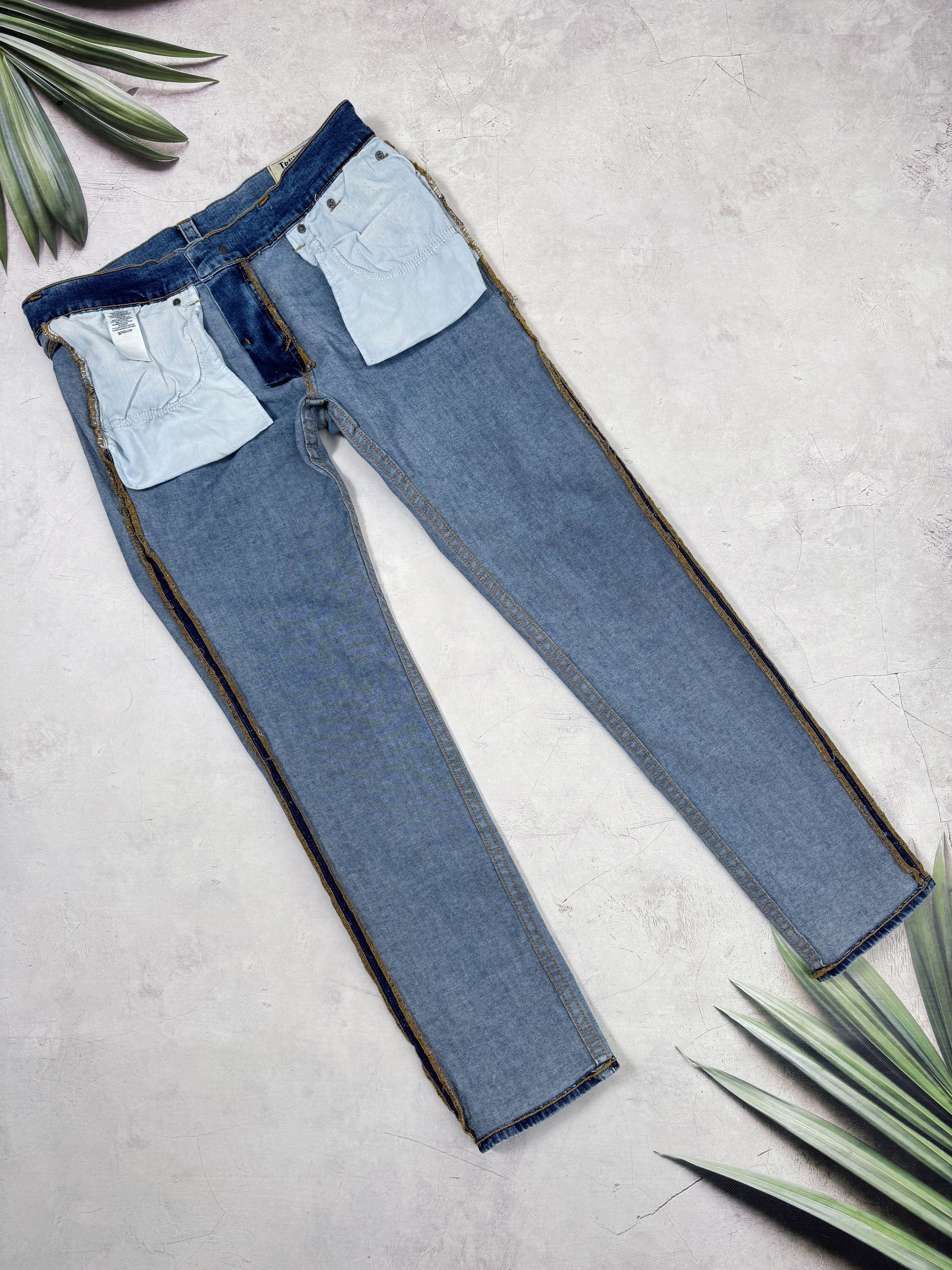 True Religion True Religion Rocco Flap Skinny Jeans Pants Relaxed Denim Size US 34 / EU 50 - 11 Thumbnail
