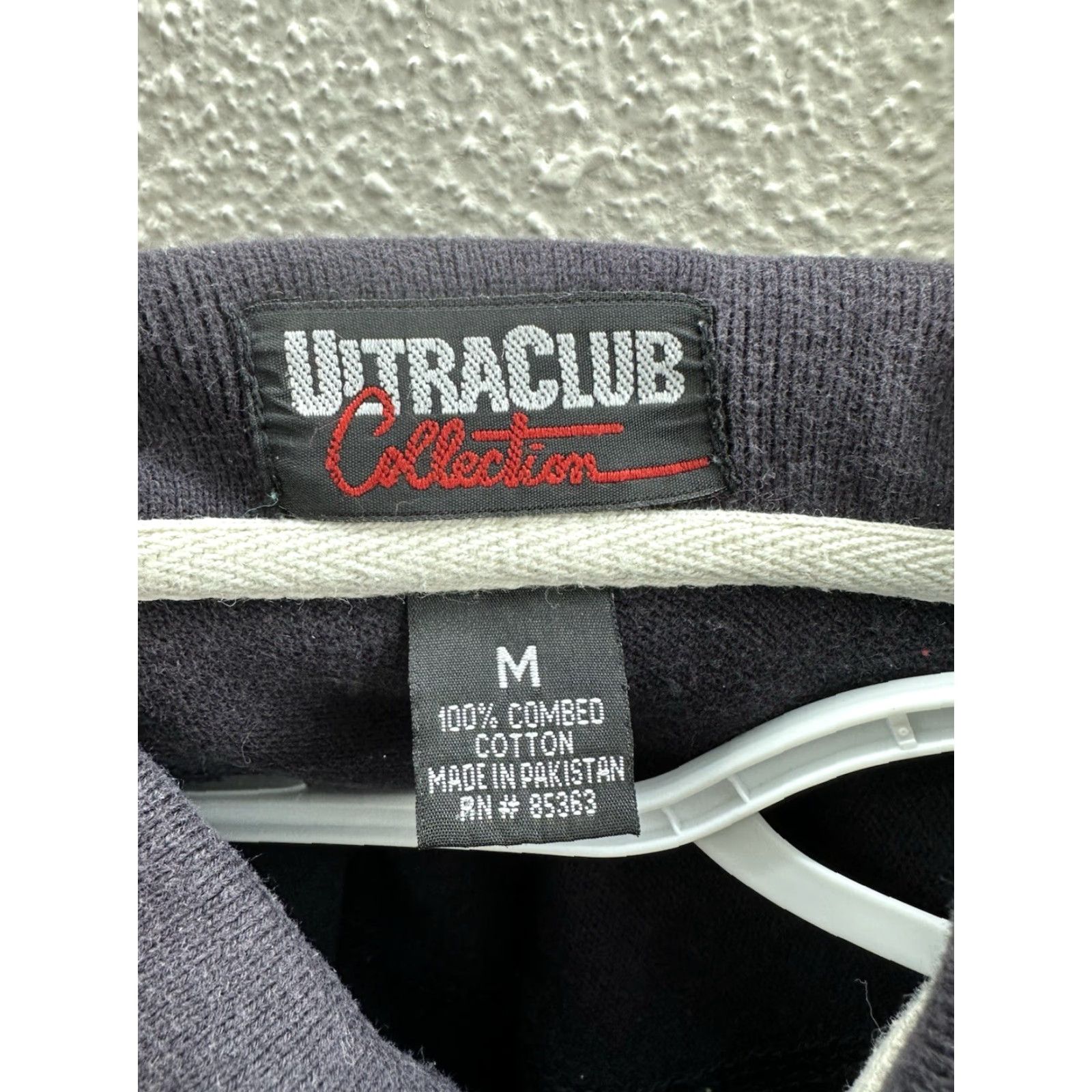 Vintage VINTAGE UltraClub Polo Shirt Women Regular Size M Blue Short Sleeve Casual Knit 100% Cotton Size M / US 6-8 / IT 42-44 - 3 Thumbnail