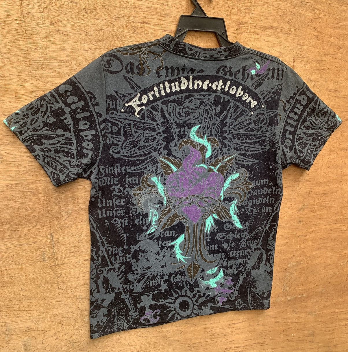 Art Comes First In.Ardua.tendit Full Print T Shirt Size US M / EU 48-50 / 2 - 6 Thumbnail