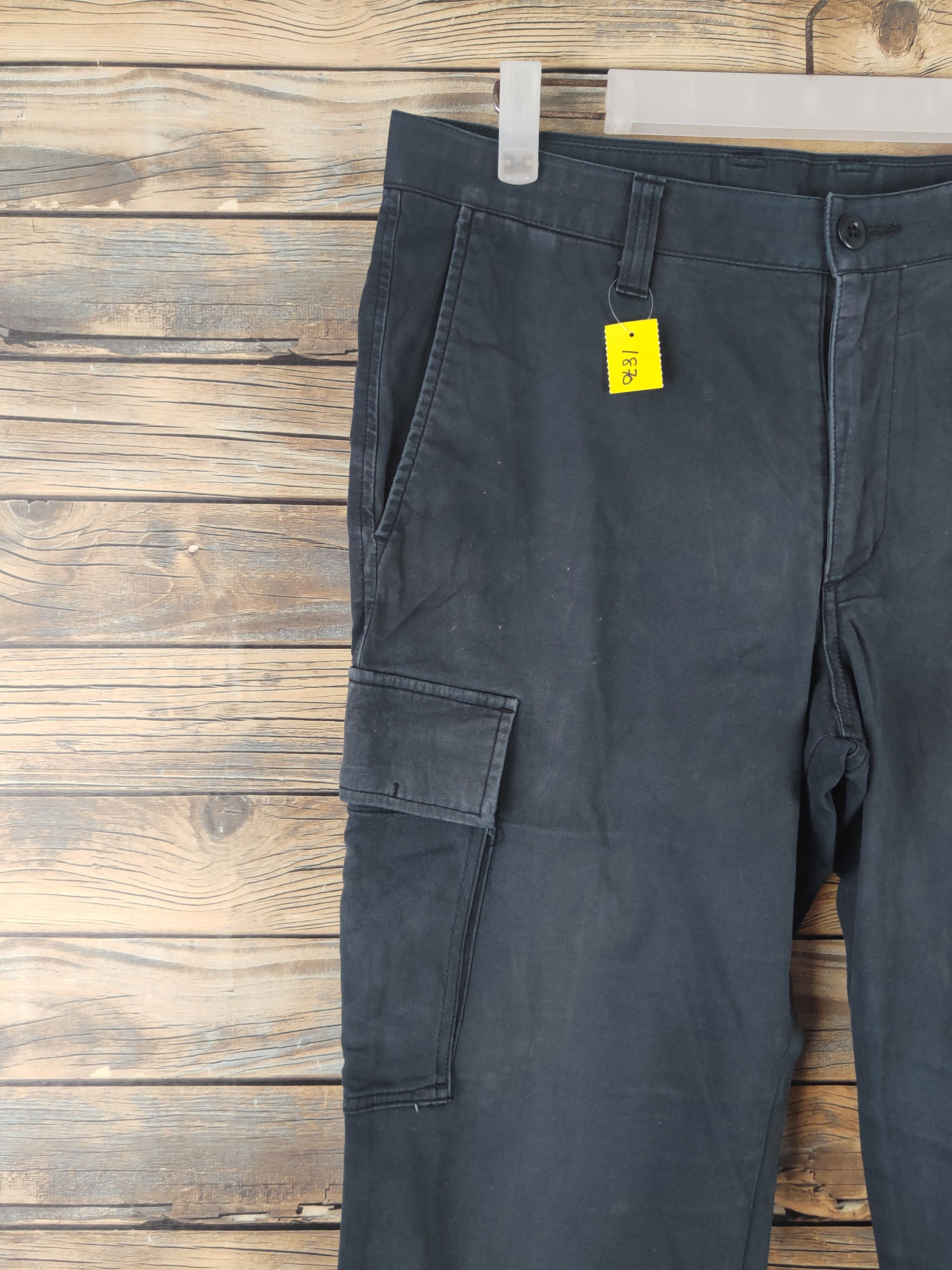Japanese Brand DL Uniqlo Navy Multipocket Tactical Cargo Pants #1870 Size US 32 / EU 48 - 3 Thumbnail