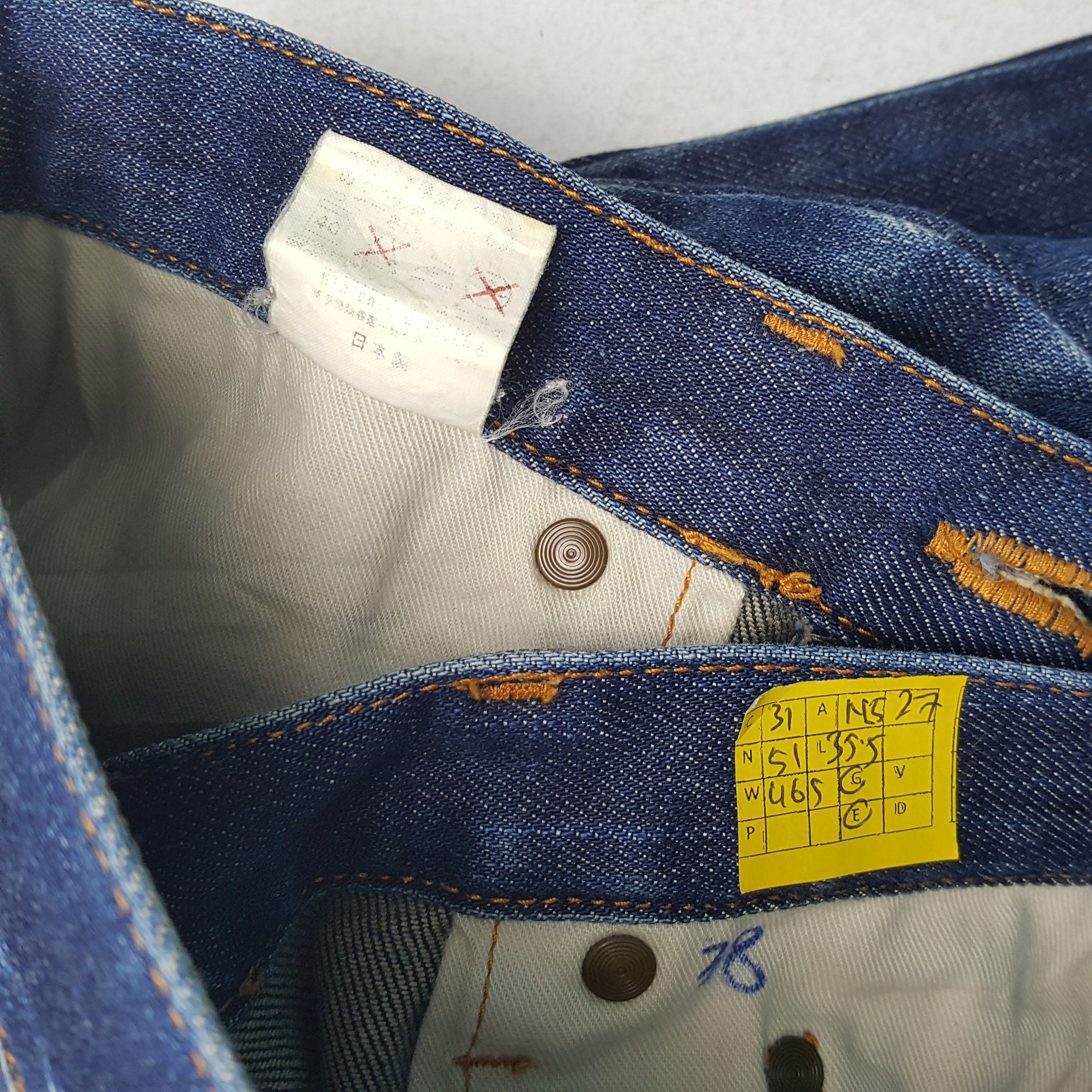 Hysteric Glamour × Japanese Brand × Vintage Vintage HYSTERIC GLAMOUR Japan Fashion Brand Bootcut Jeans Size 29" - 13 Thumbnail