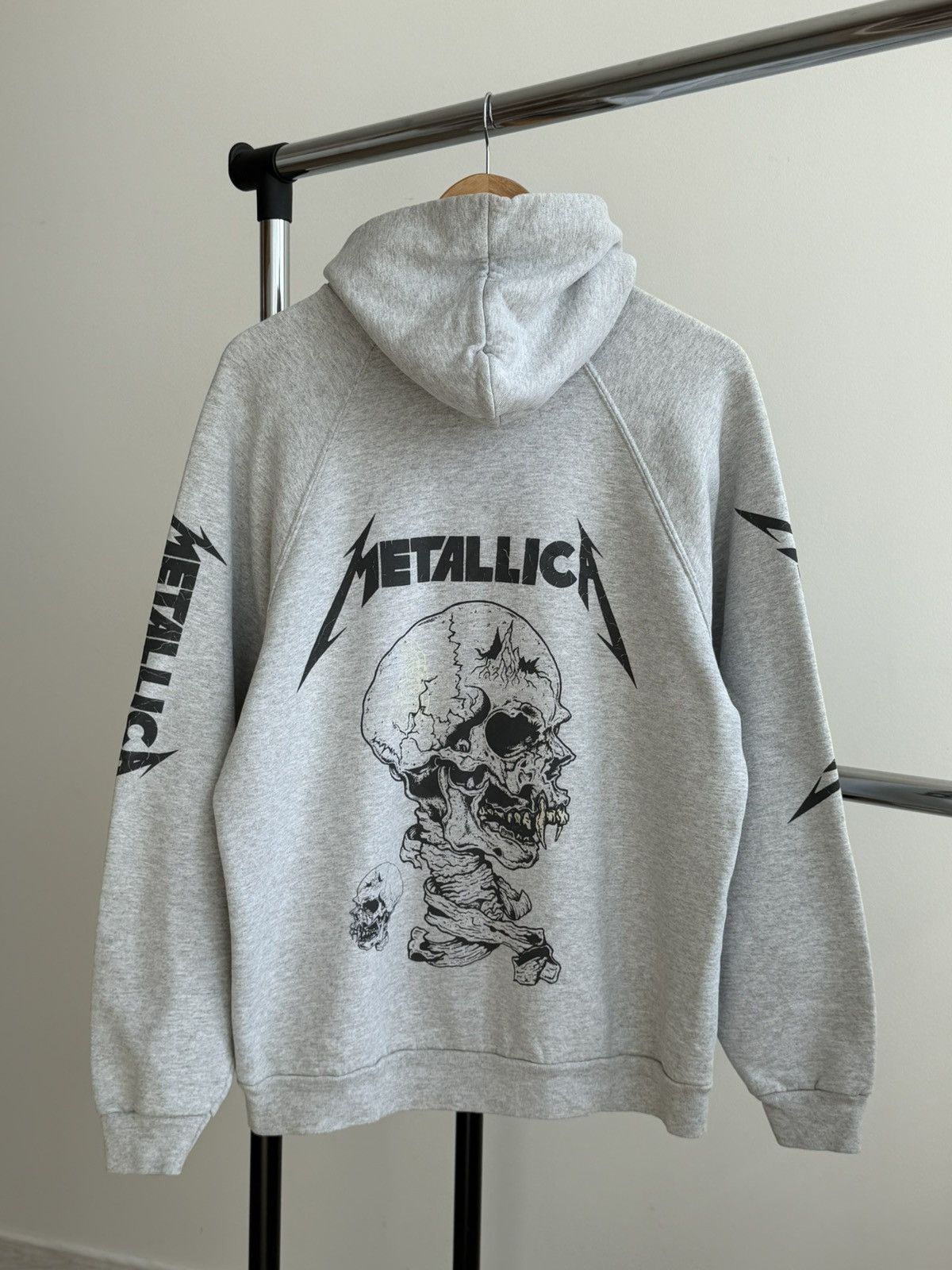 Metallica Rare Metallica Skull Graphic VNTG Hoodie XL Screen Stars Size US XL / EU 56 / 4 - 1 Thumbnail