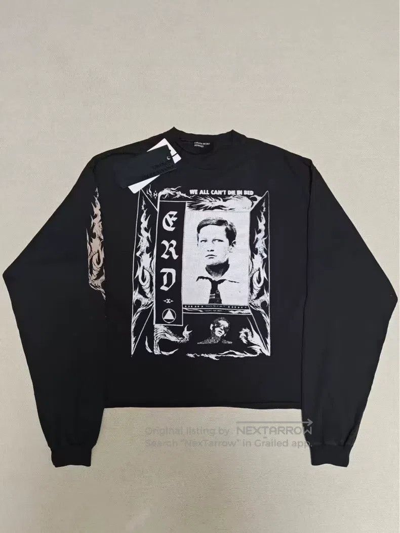 Enfants Riches Deprimes Black-Gray Distressed Portrait Lon