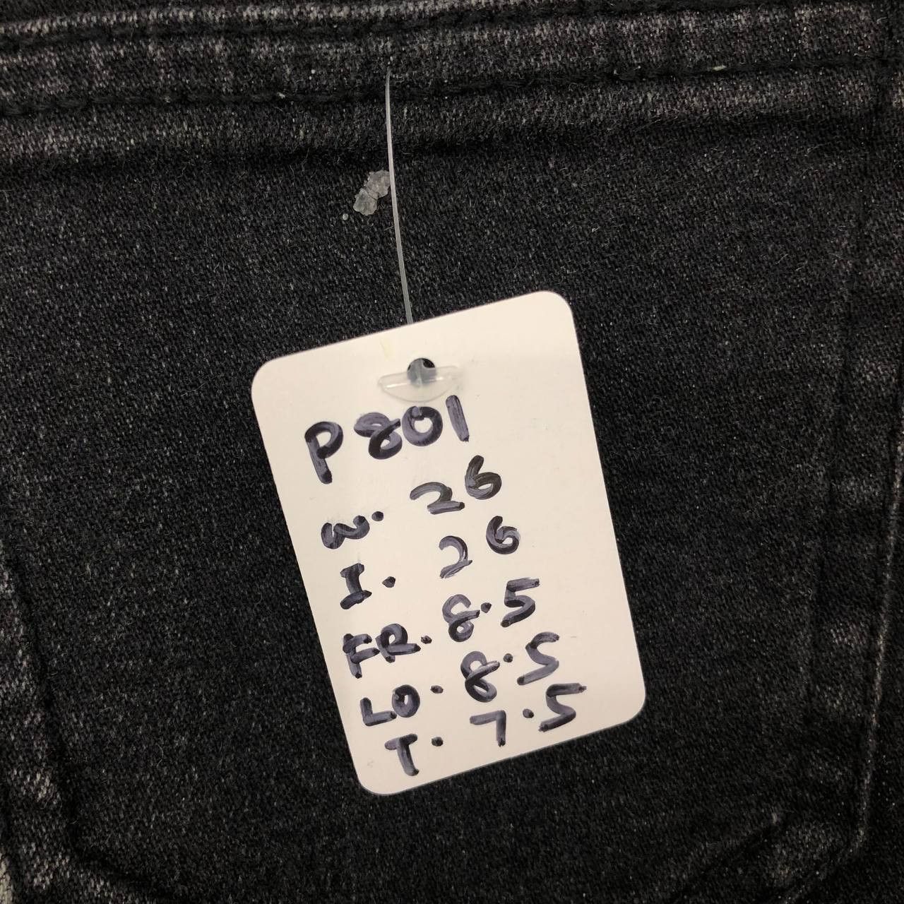 Japanese Brand P801 PENTY'S FLARED PAINTED JEANS Size 26" / US 2 / IT 38 - 9 Thumbnail