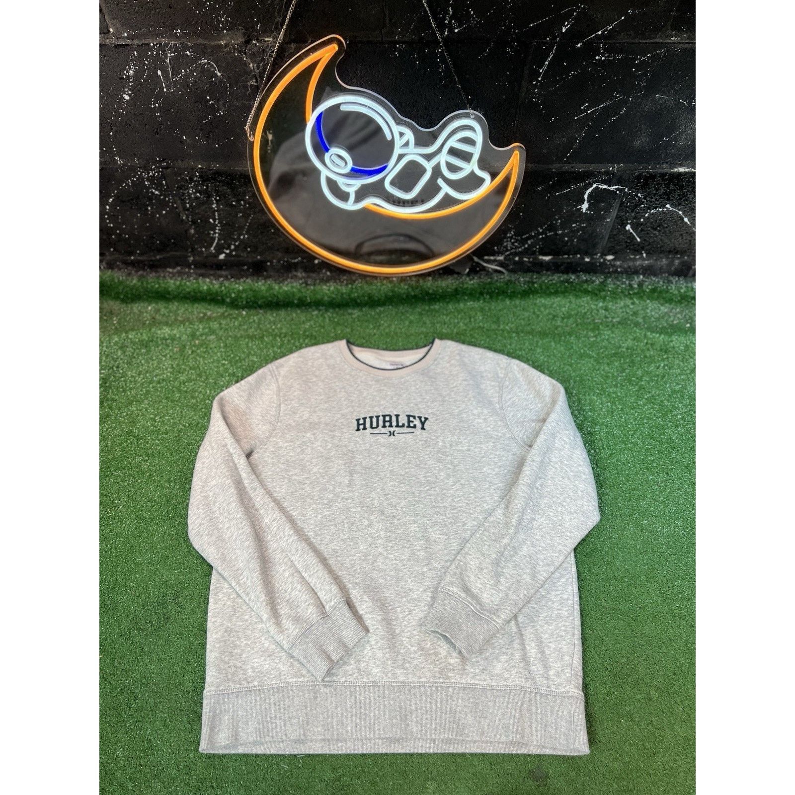 Hurley Hurley Mens Sweatshirt Size LG Gray Logo Size US L / EU 52-54 / 3 - 1 Thumbnail