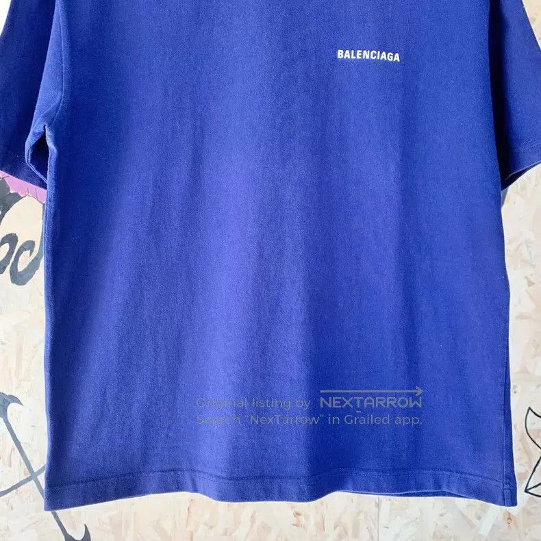 Balenciaga Balenciaga Logo Printed Round Neck Short Sleeve T-Shirt Size US S / EU 44-46 / 1 - 4 Thumbnail