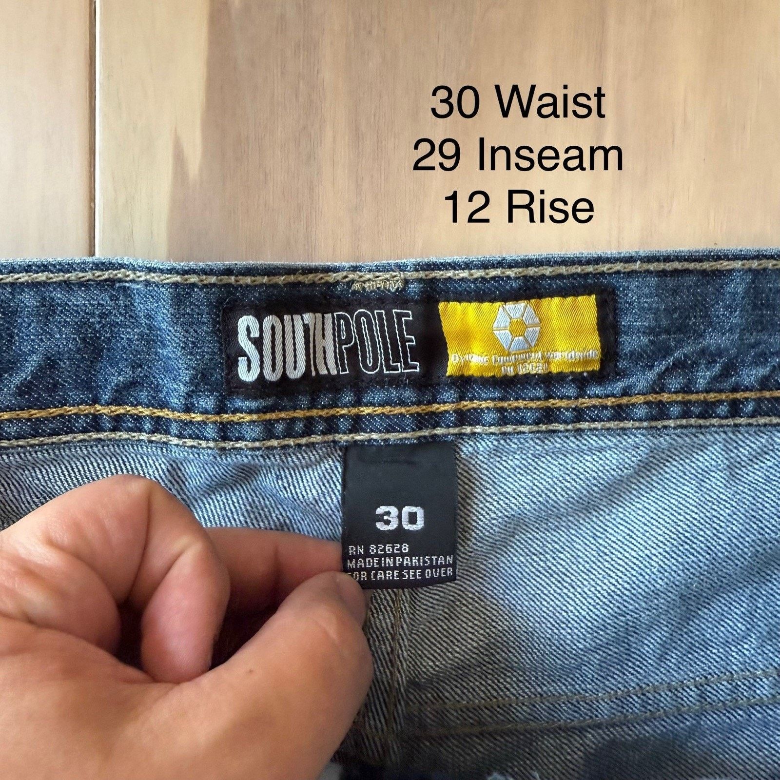 Southpole × Vintage Vintage Southpole Jeans 30 Blue Y2K Baggy Denim Skater Punk Size US 30 / EU 46 - 6 Thumbnail