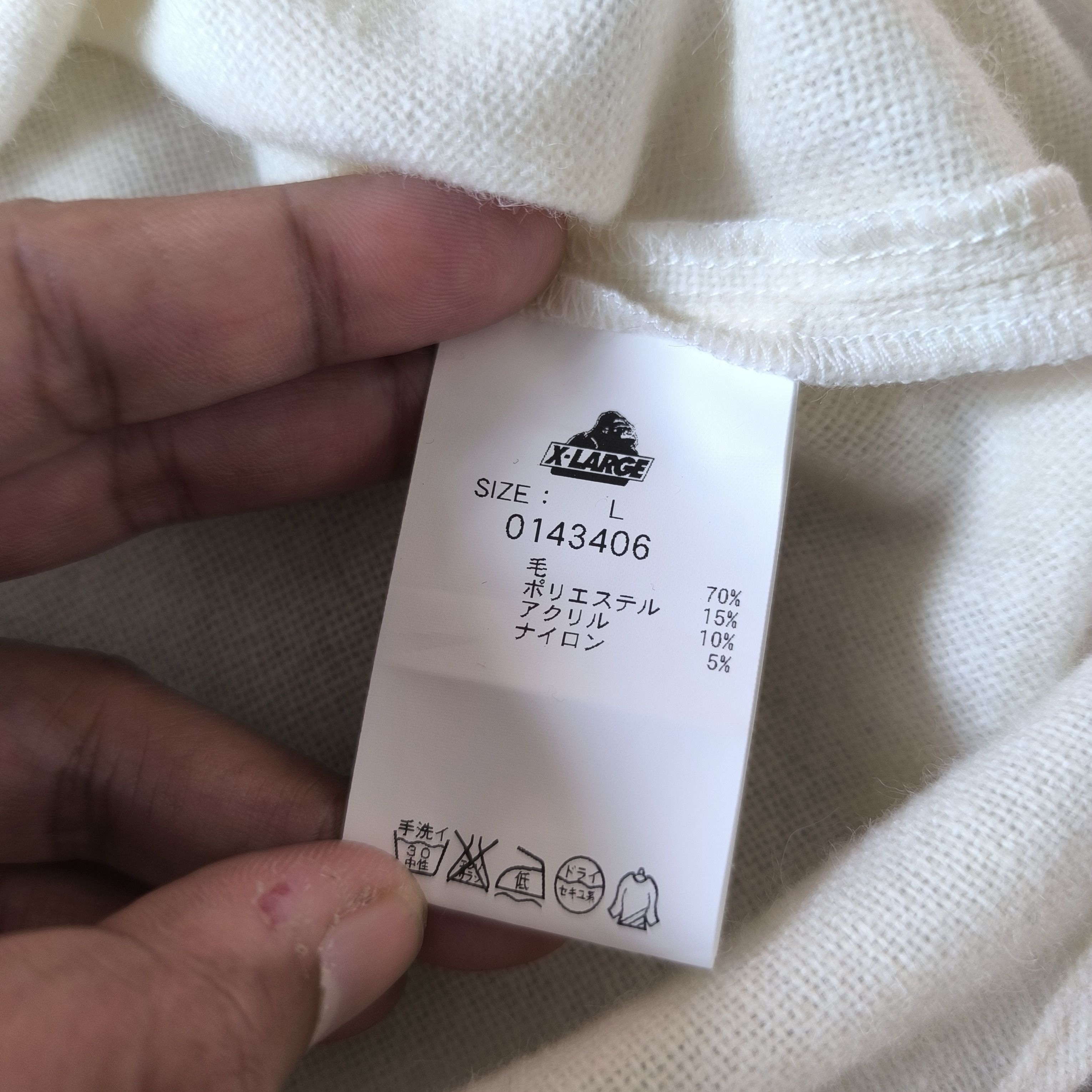 Xlarge 💥 Xlarge japan exclusive spellout wool baseball shirt Size US L / EU 52-54 / 3 - 6 Thumbnail