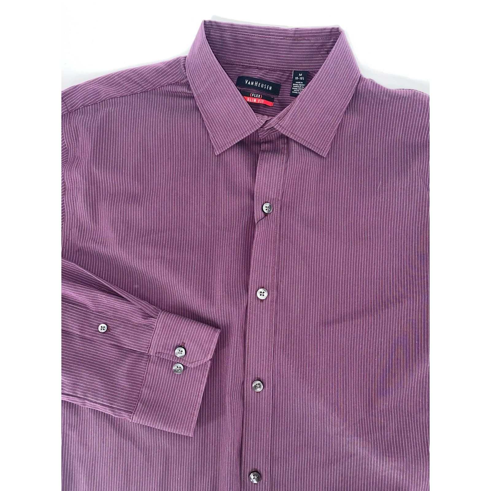 Van Heusen NWT Van Heusen Mens Dress Shirt Size US M / EU 48-50 / 2 - 1 Thumbnail