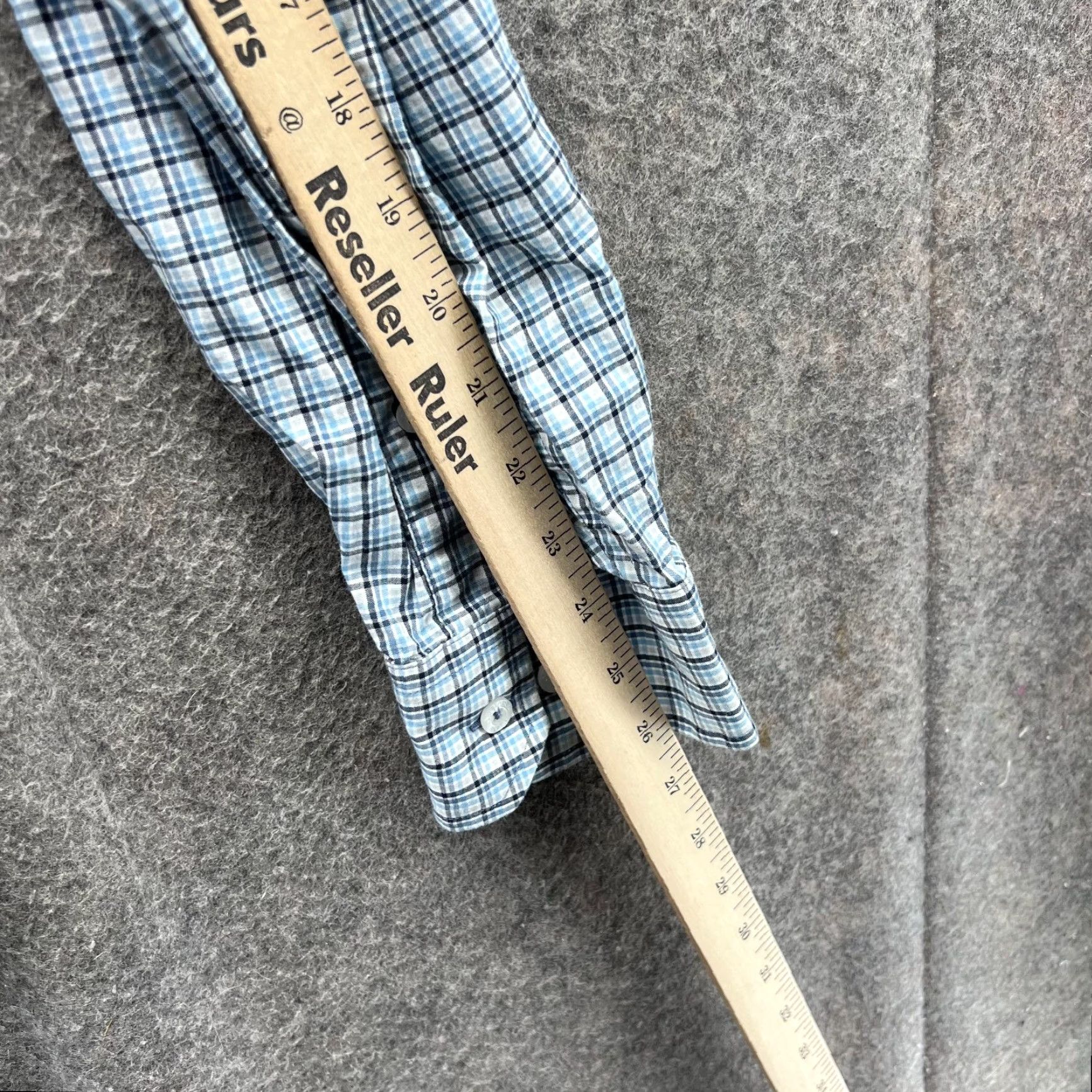Vintage VINTAGE? No - Oxford Shirt Mens XXL Blue White Button Down Glen Check Cotton Golf Gingham 2XL Size US XXL / EU 58 / 5 - 5 Thumbnail