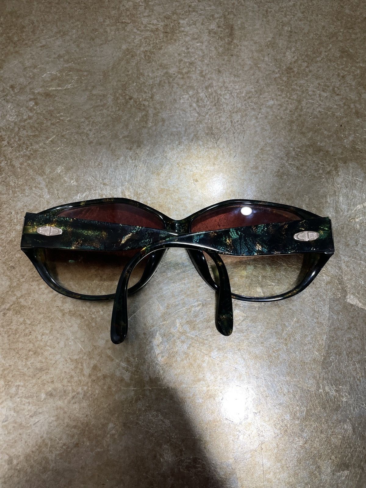 Christian Dior Monsieur Christian Dior Sunglasses Retro Chromax Mix Green Plastic Size ONE SIZE - 6 Thumbnail