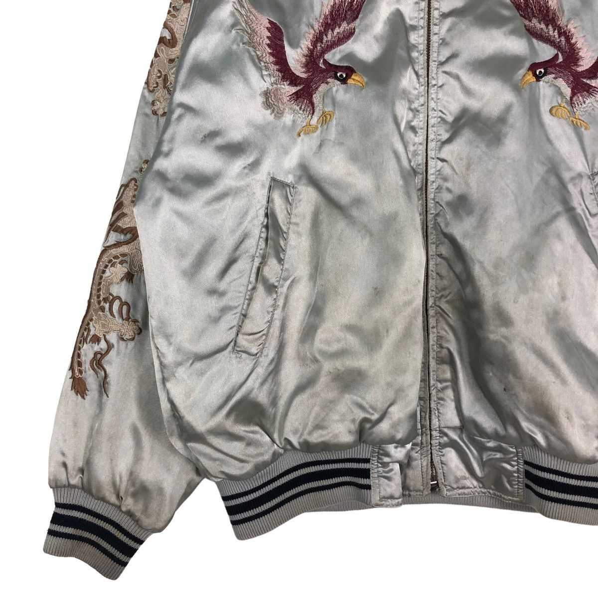 Japanese Brand 🔥VTG SUKAJAN SOUVENIRS JACKET JAPAN DRAGON TOYO ENTERPRISE Size US M / EU 48-50 / 2 - 9 Thumbnail