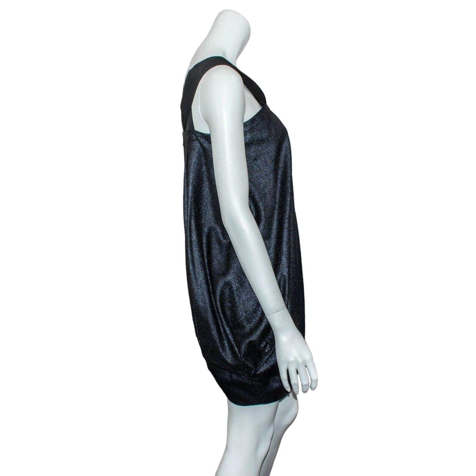 Zero + Maria Cornejo ZERO Maria Cornejo the Bubble Dress Blue Metallic wool Blend Size XS / US 0-2 / IT 36-38 - 8 Thumbnail