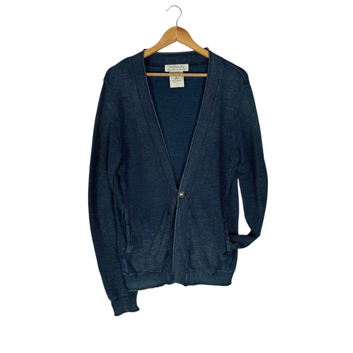 Remi Relief ☀️REMI RELIEF JAPAN INDIGO CARDIGAN SWEATER Size US S / EU 44-46 / 1 - 2 Thumbnail