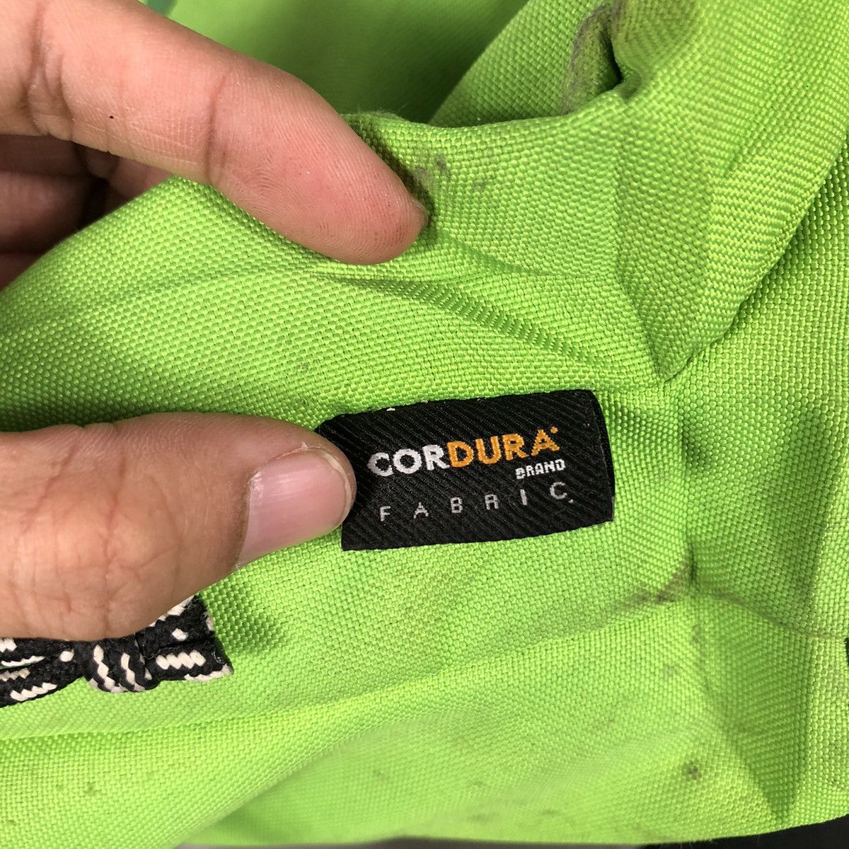 Adidas 📌Vintage Bag Pack Adidas Cordura Fabric Big Logo Size ONE SIZE - 22 Thumbnail