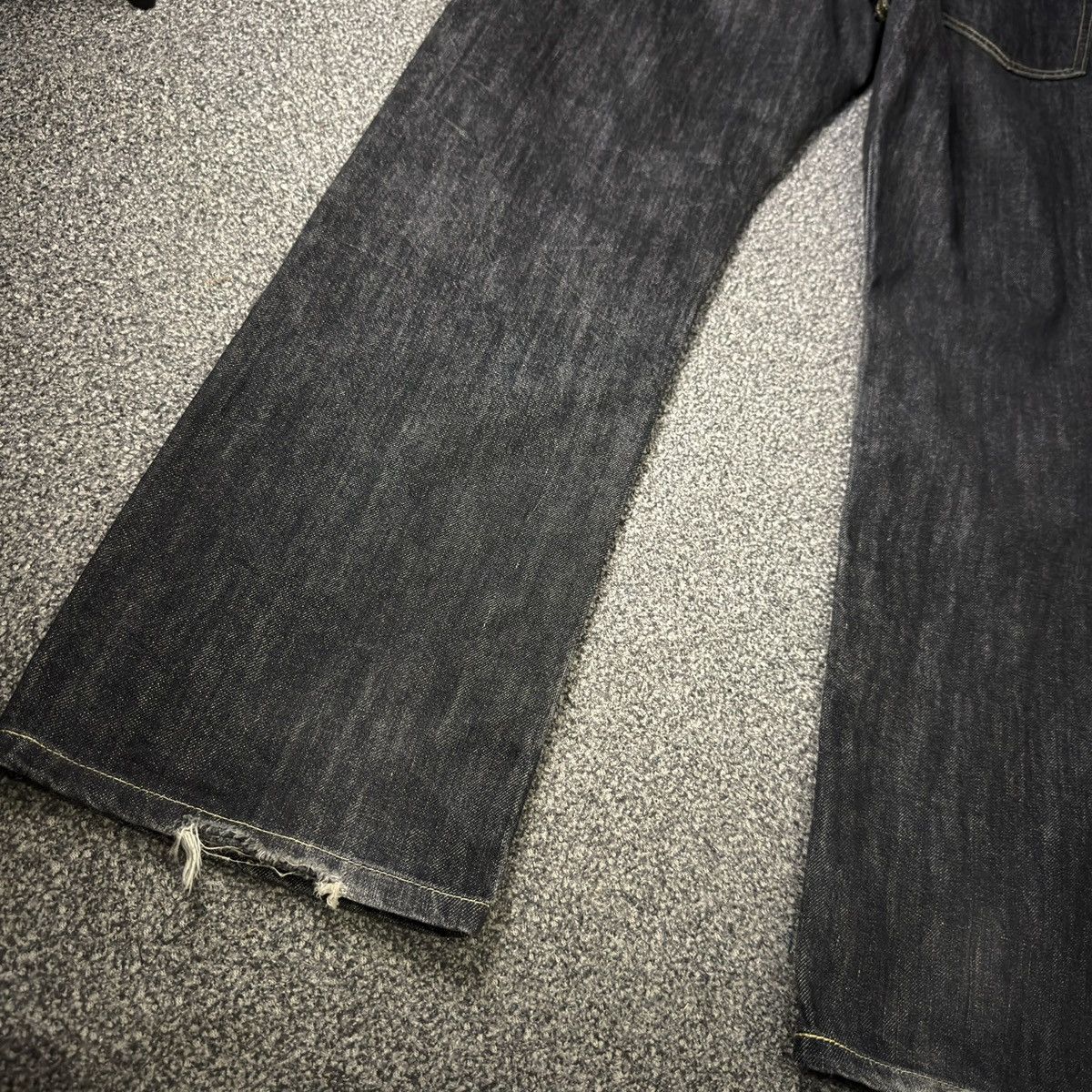 Undercover × Uniqlo 🔥🇯🇵 Vintage 90s Black Jeans Uniqlo UJ S002 Size US 33 - 10 Thumbnail