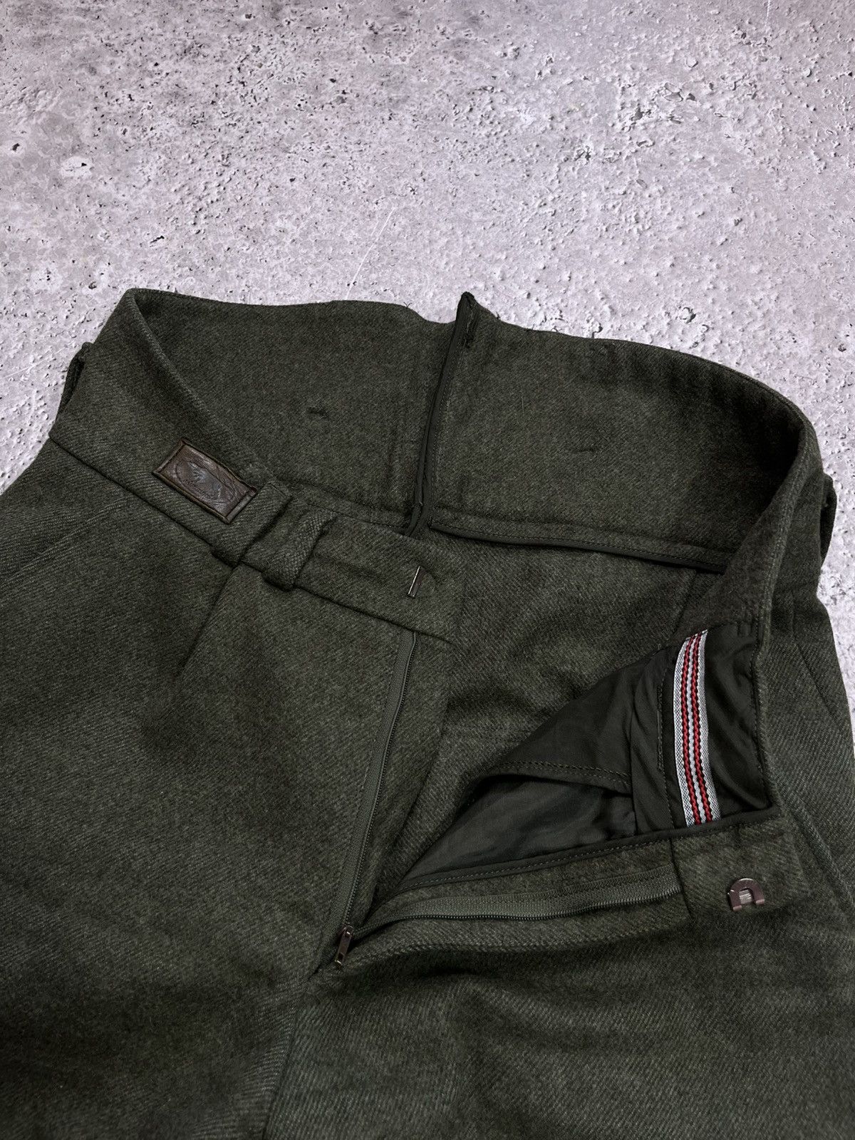Other Jagdhund Loden Wool Alpine Hunting Breeches Green Pants 48 Size US 32 / EU 48 - 7 Thumbnail