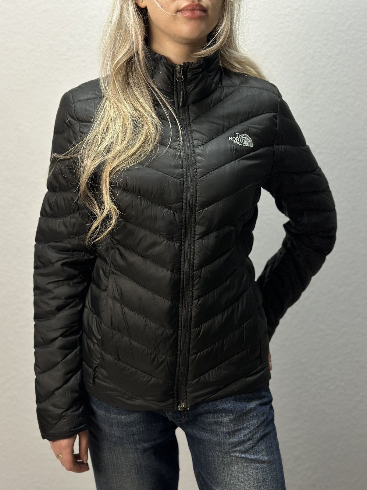 Vintage Vintage The North Face Down minimal Classic Light Jacket Size M / US 6-8 / IT 42-44 - 1 Thumbnail