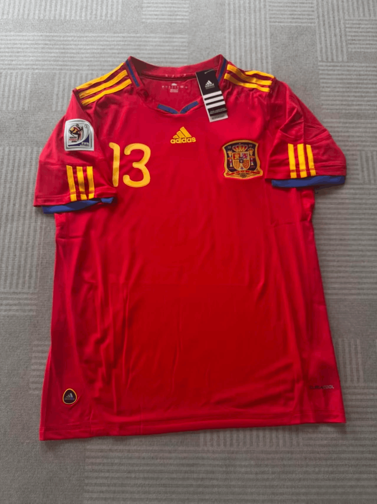 Other Spain #13 Mata Jersey 2010 World Cup Size US L / EU 52-54 / 3 - 1 Thumbnail