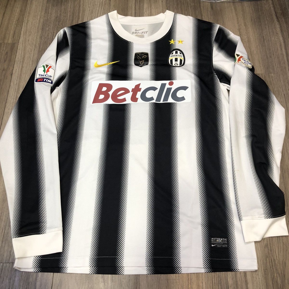 Juventus 11/12 tim cup final home shirt #10 Del Piero