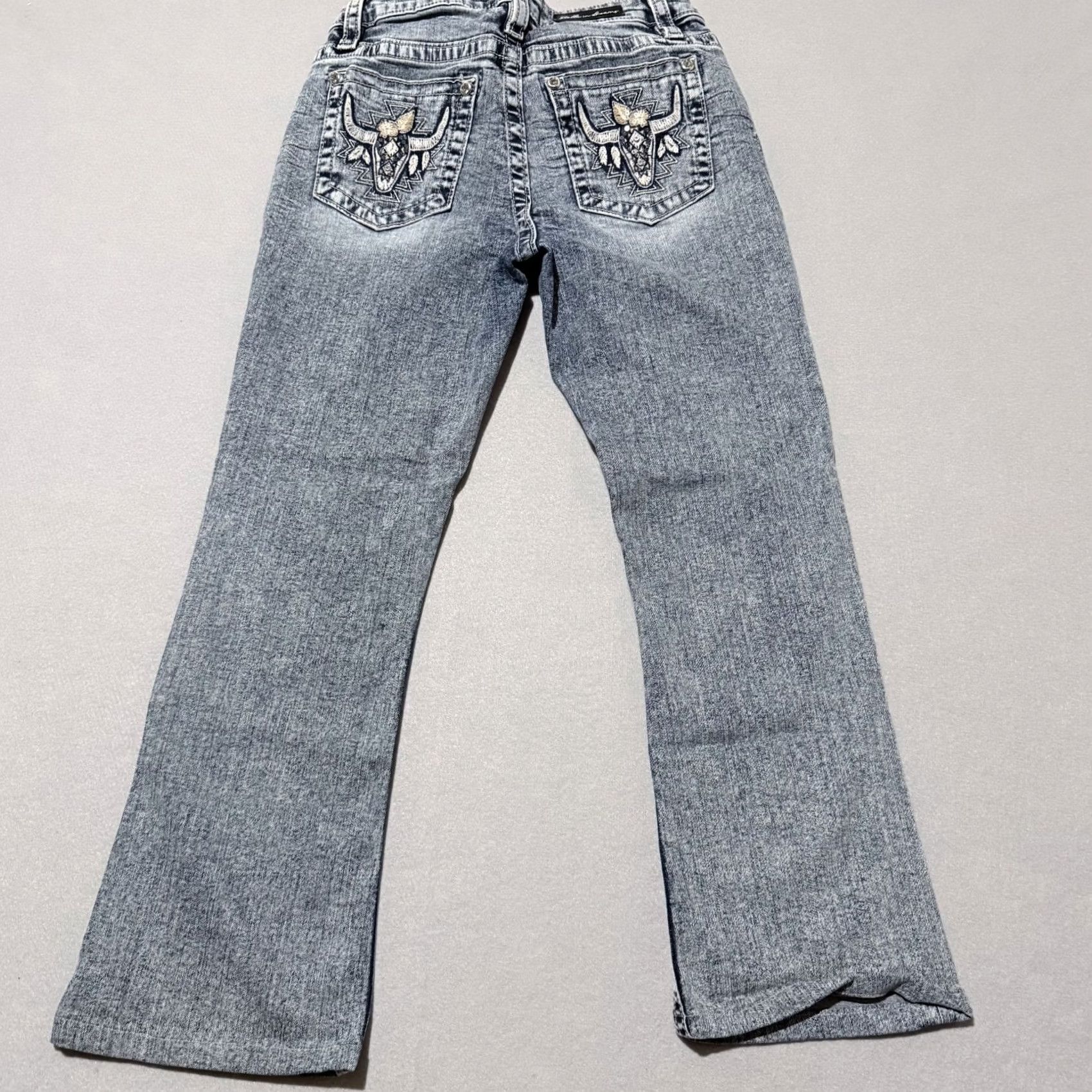 Vintage VINTAGE Stella in Dreams Jeans Women's Bootcut Denim Embroidered Western - 13/31 Size 34" / US 12 / IT 48 - 2 Thumbnail
