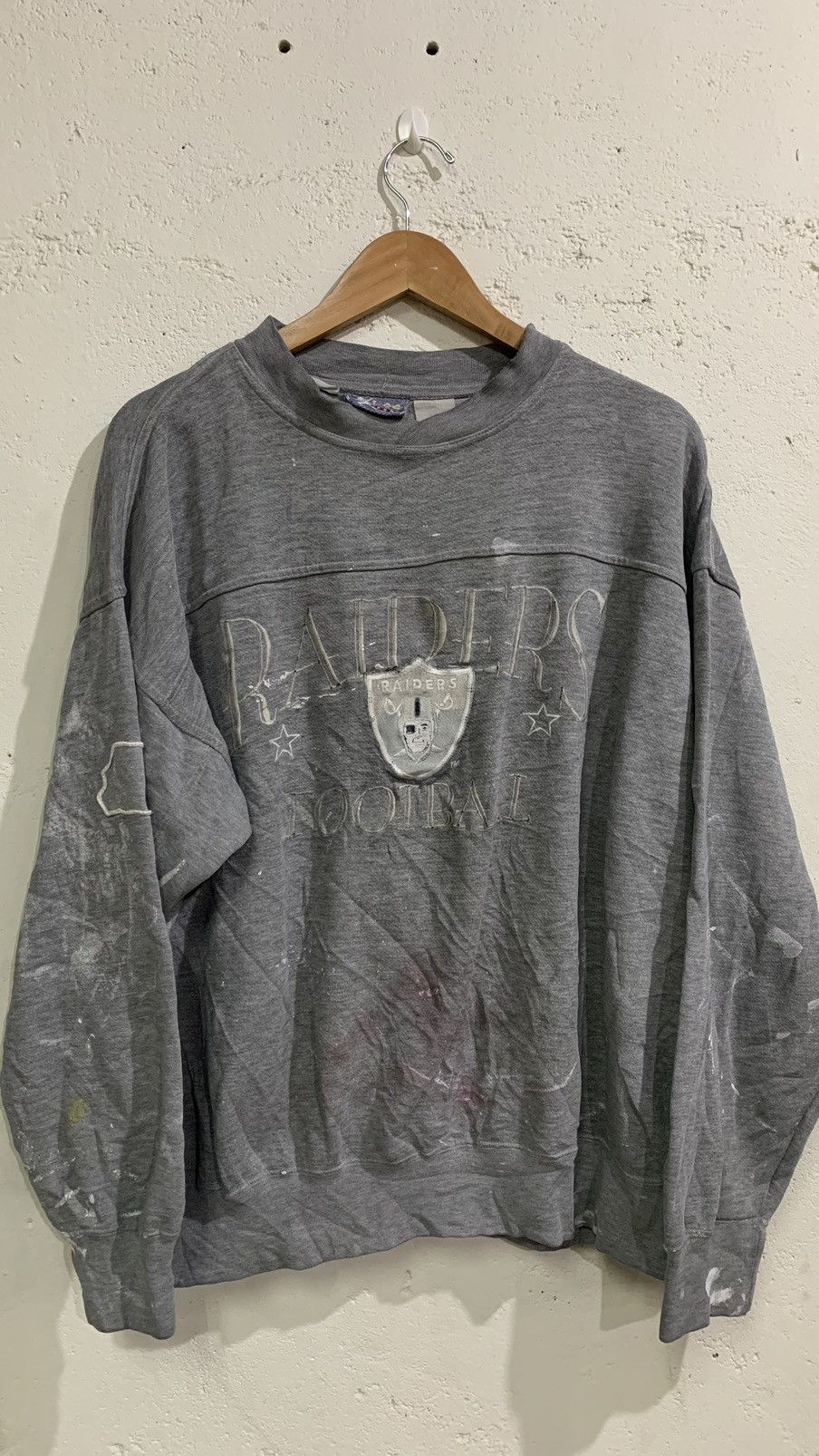 Lee × NFL × Vintage VINTAGE RAIDERS FOOTBALL DISTRESSED Size US L / EU 52-54 / 3 - 1 Thumbnail