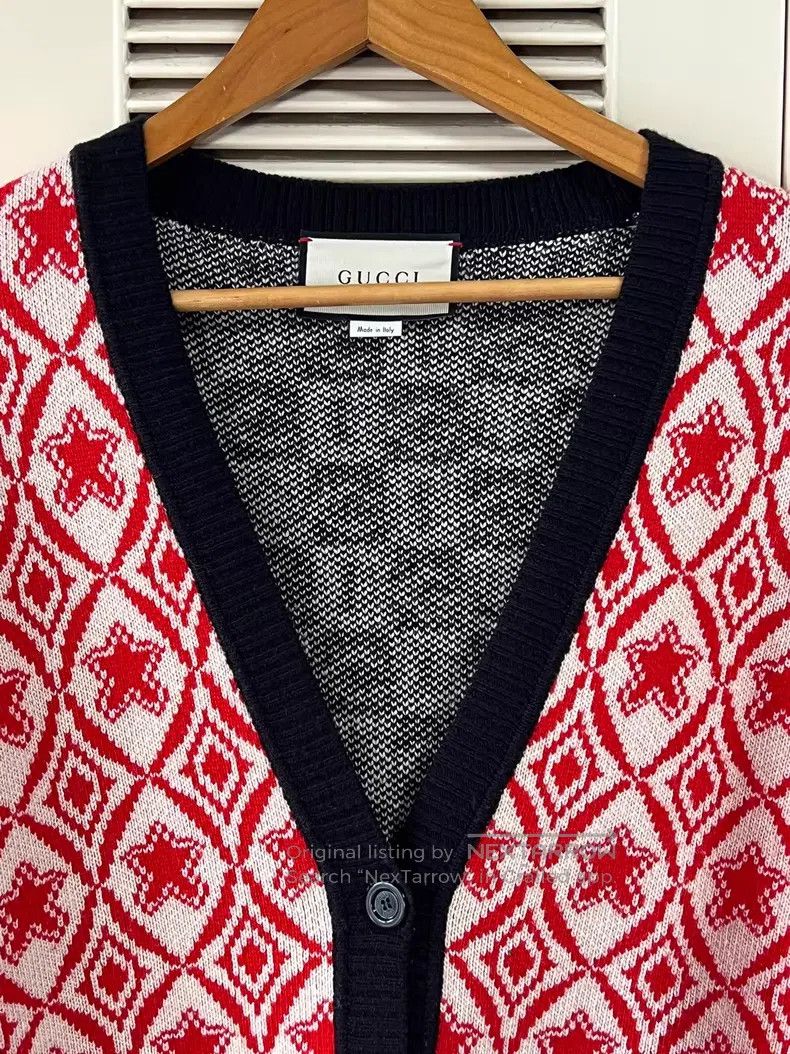 Gucci Gucci Knitted cardigan coat Size L / US 10 / IT 46 - 3 Thumbnail