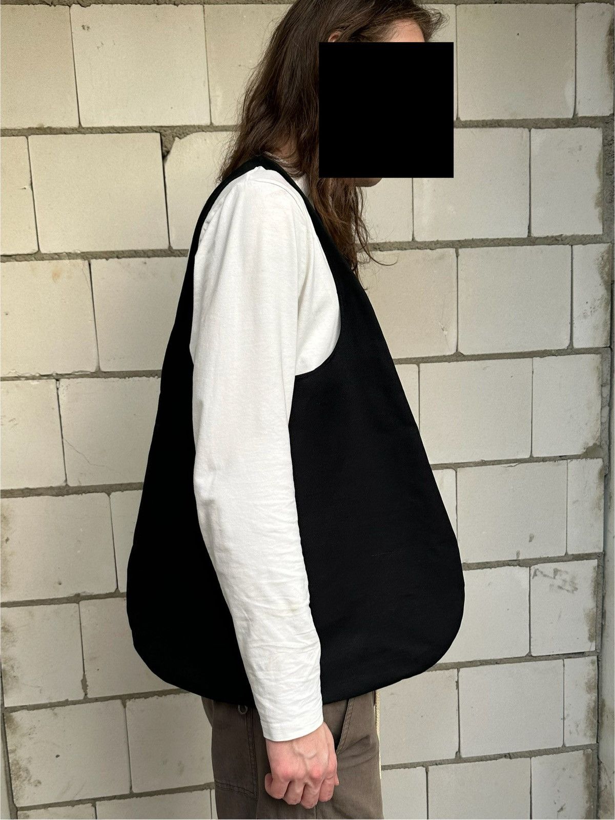 Handmade Handmade Artisanal Tote Bag Black Archive Vintage Size ONE SIZE - 3 Thumbnail