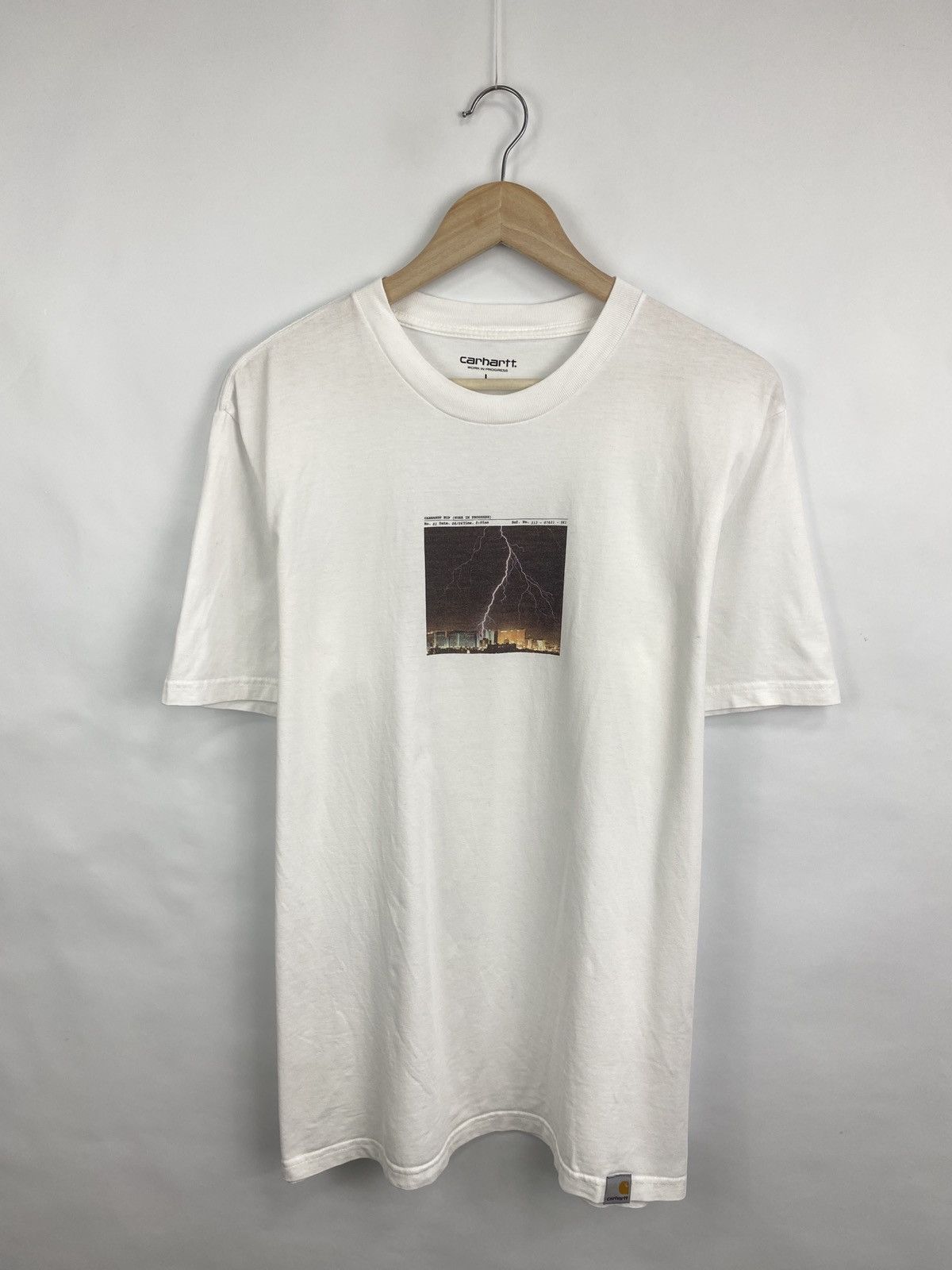 Carhartt Wip 🇺🇸 Vintage Y2K Carhartt Thunderbolt T-Shirt Rare Retro Hype Size US L / EU 52-54 / 3 - 3 Thumbnail