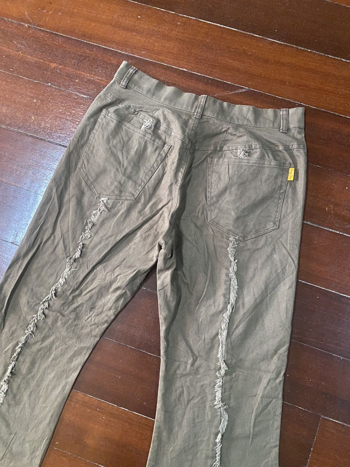 If Six Was Nine Flare Pants orange juice Bondage Cargo Pant Bootcut Size US 33 - 12 Thumbnail