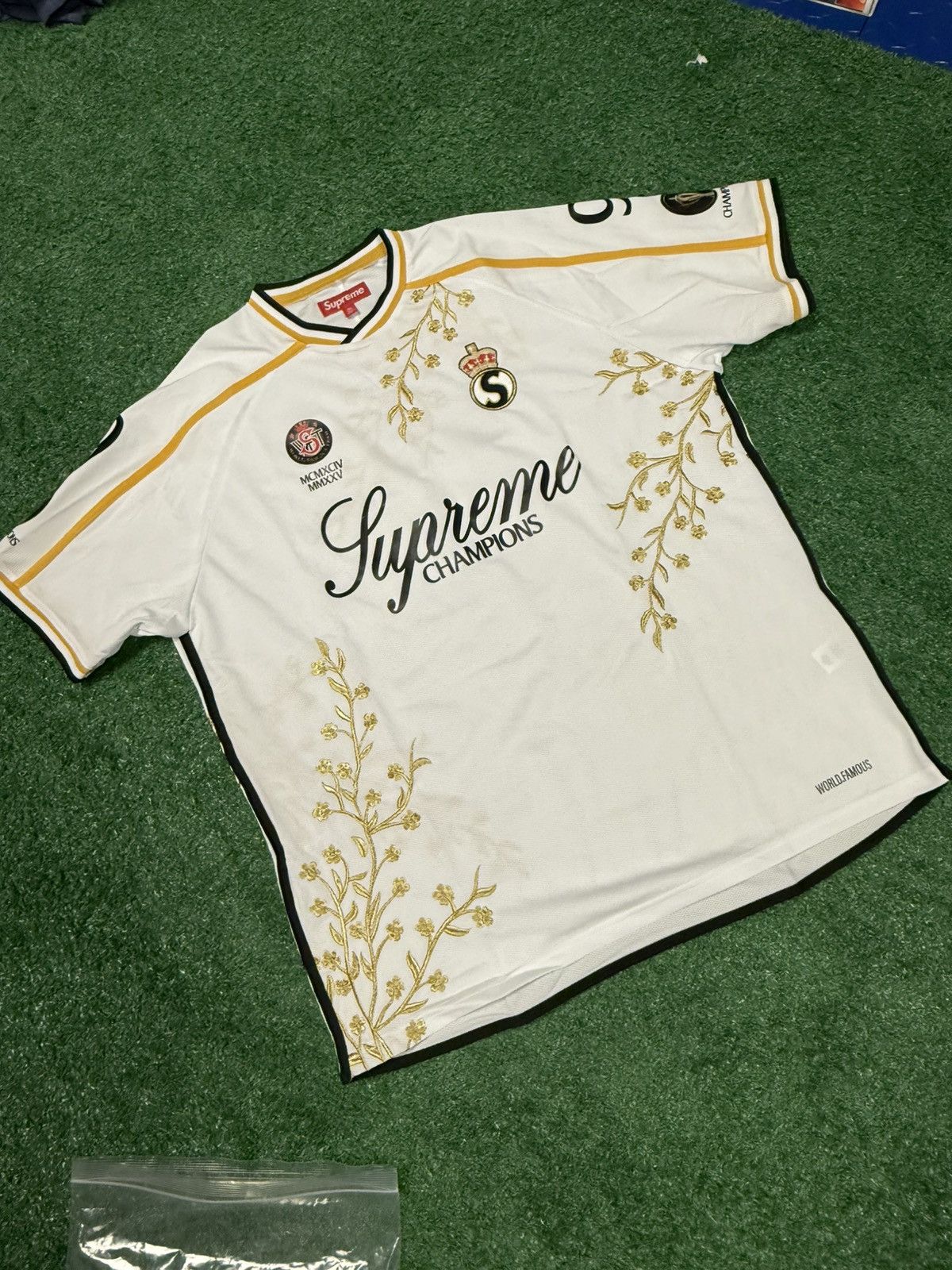 Supreme Supreme Champions Jersey sz xl Size US XL / EU 56 / 4 - 1 Thumbnail