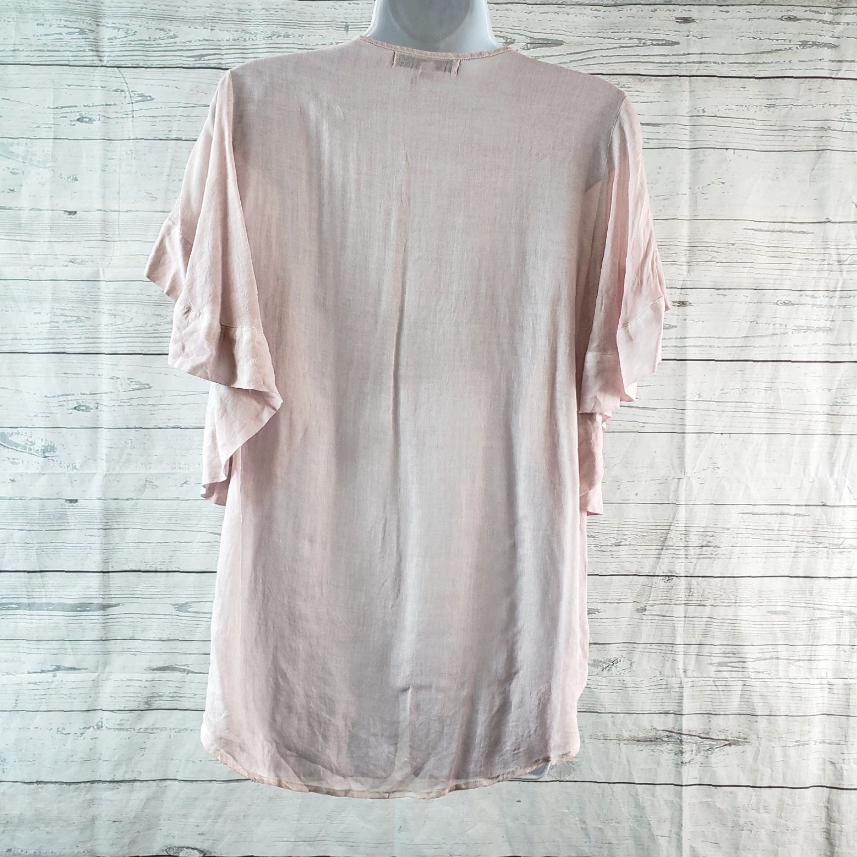 Young Fabulous & Broke VINTAGE Young Fabulous & Broke Womens Button Front Shirt Sz Small Light Pink Purple Size S / US 4 / IT 40 - 4 Thumbnail