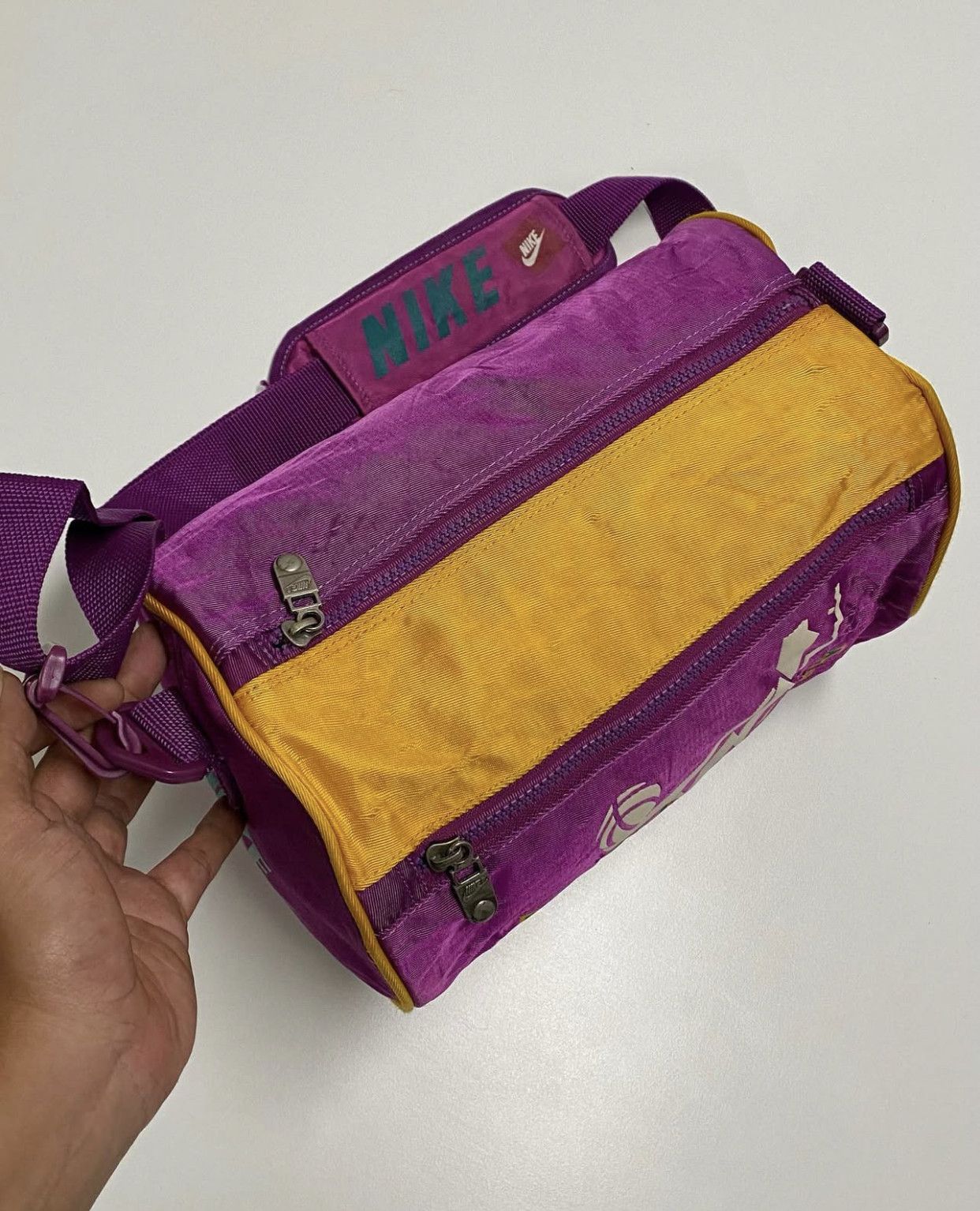 Nike × Vintage Nike Vintage Basketball High Flyer Duffle Bag Size ONE SIZE - 5 Thumbnail