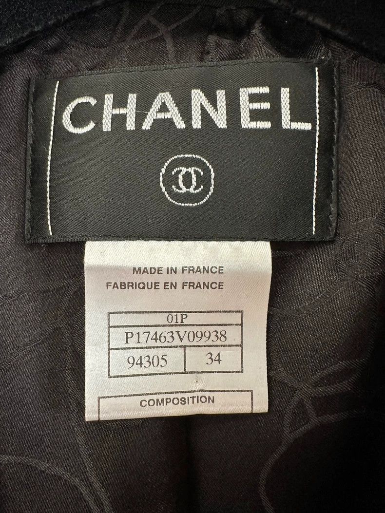 Chanel Chanel Black DoubleBreasted Jacket for Women -2505 Size US XS / EU 42 / 0 - 5 Thumbnail