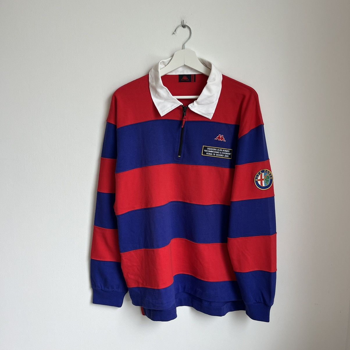 Vintage VERY Rare ! Vintage Racing Alfa Romeo 2003 Rugby Size US L / EU 52-54 / 3 - 1 Thumbnail