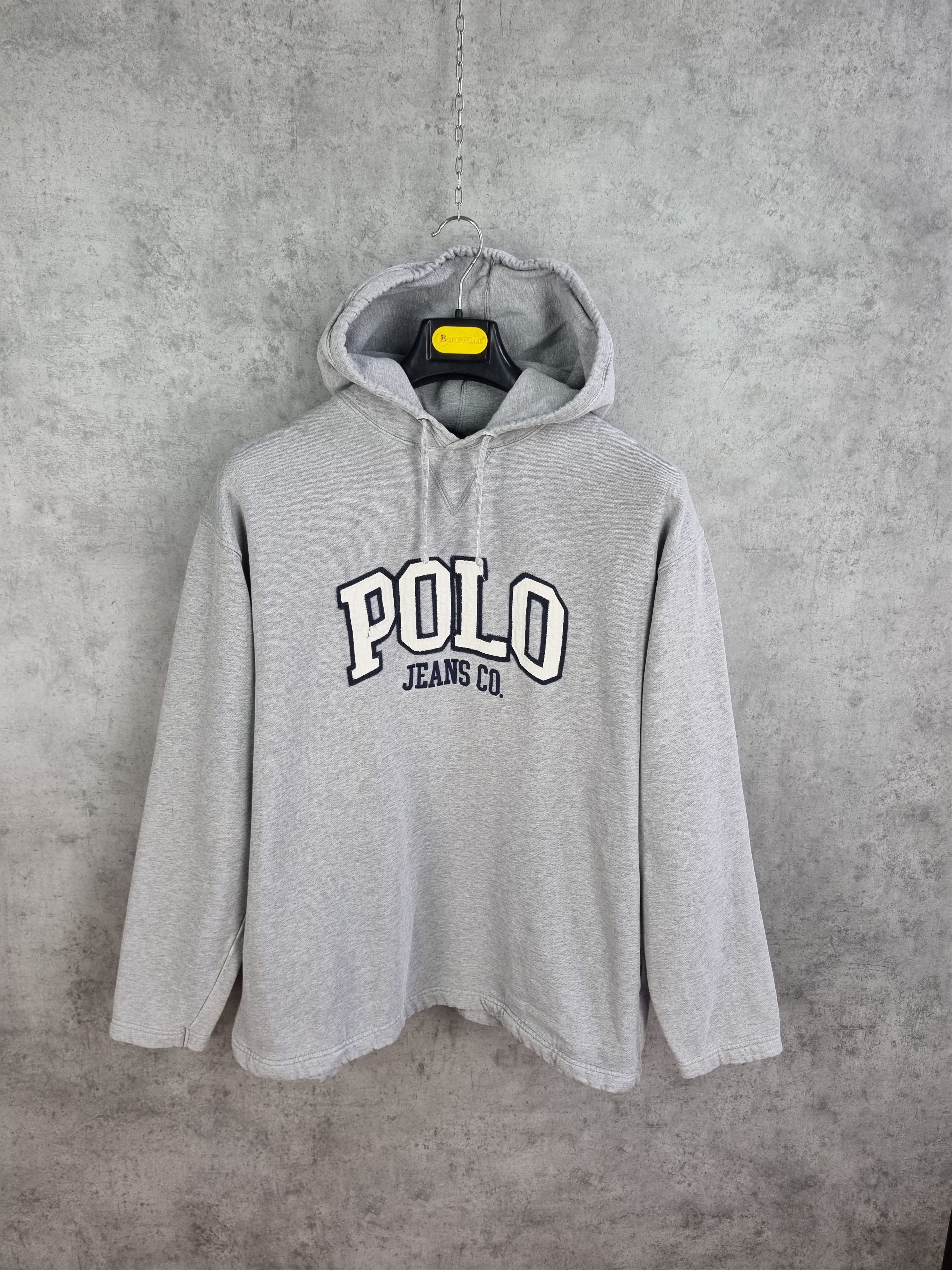 Polo Ralph Lauren × Vintage Polo Sport Ralph Lauren Relaxed Fit Spellout BigLogo Hoodie Size US L / EU 52-54 / 3 - 12 Thumbnail