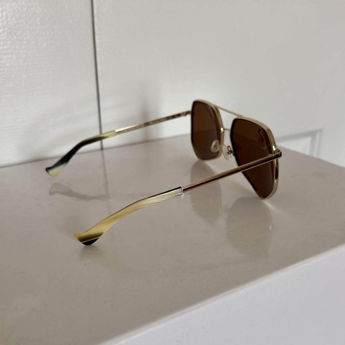 Grey Ant Grey Ant Gold Megalast Sunglasses Size ONE SIZE - 6 Thumbnail