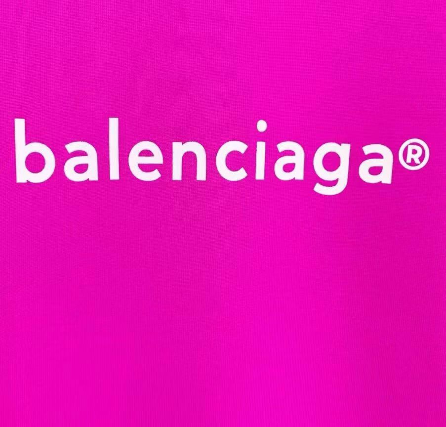 Balenciaga Balenciaga dragon fruit color logo short sleeved shirt Size M / US 6-8 / IT 42-44 - 5 Thumbnail