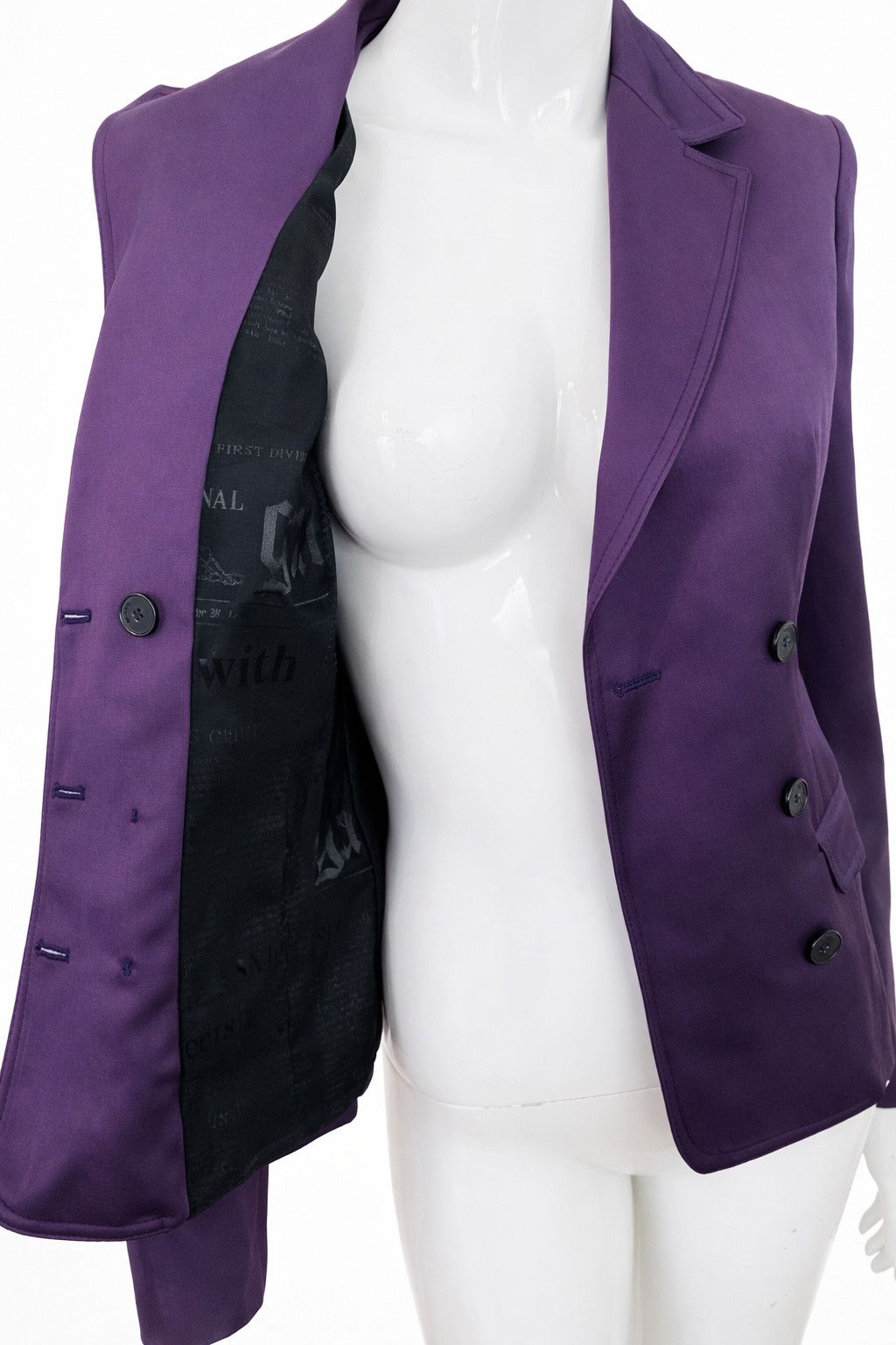 John Galliano John Galliano Fall/Winter 2015 Blazer Gazette XS Jacket Size XS / US 0-2 / IT 36-38 - 9 Thumbnail