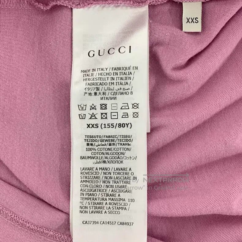 Gucci Gucci Pink pineapple print cotton round-neck short-sleeved Size XXS / US 00 / IT 34 - 8 Thumbnail