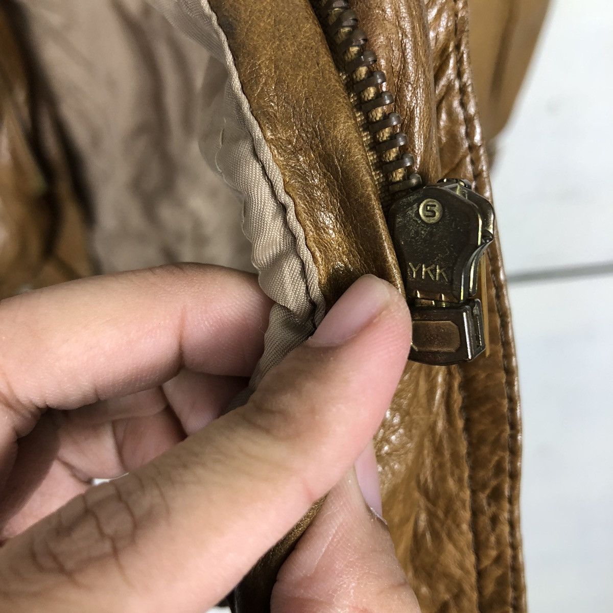 Japanese Brand × Vintage 📌Vintage Biker Leather Jacket Bleriot Size US L / EU 52-54 / 3 - 19 Thumbnail
