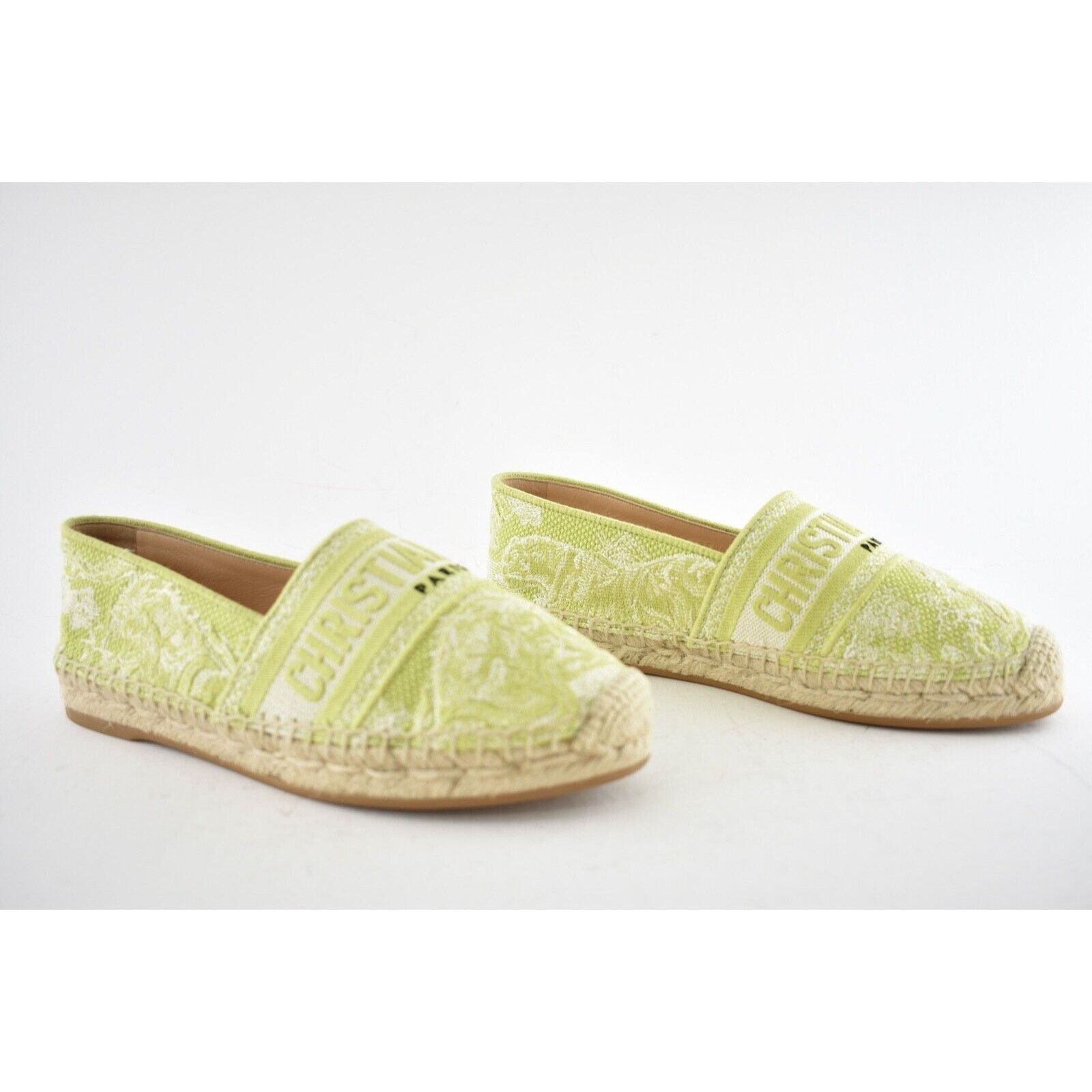 Dior Granville Toile De Jouy Embroidered Espadrille Flat 41.5 Size US 11.5 / IT 41.5 - 5 Thumbnail
