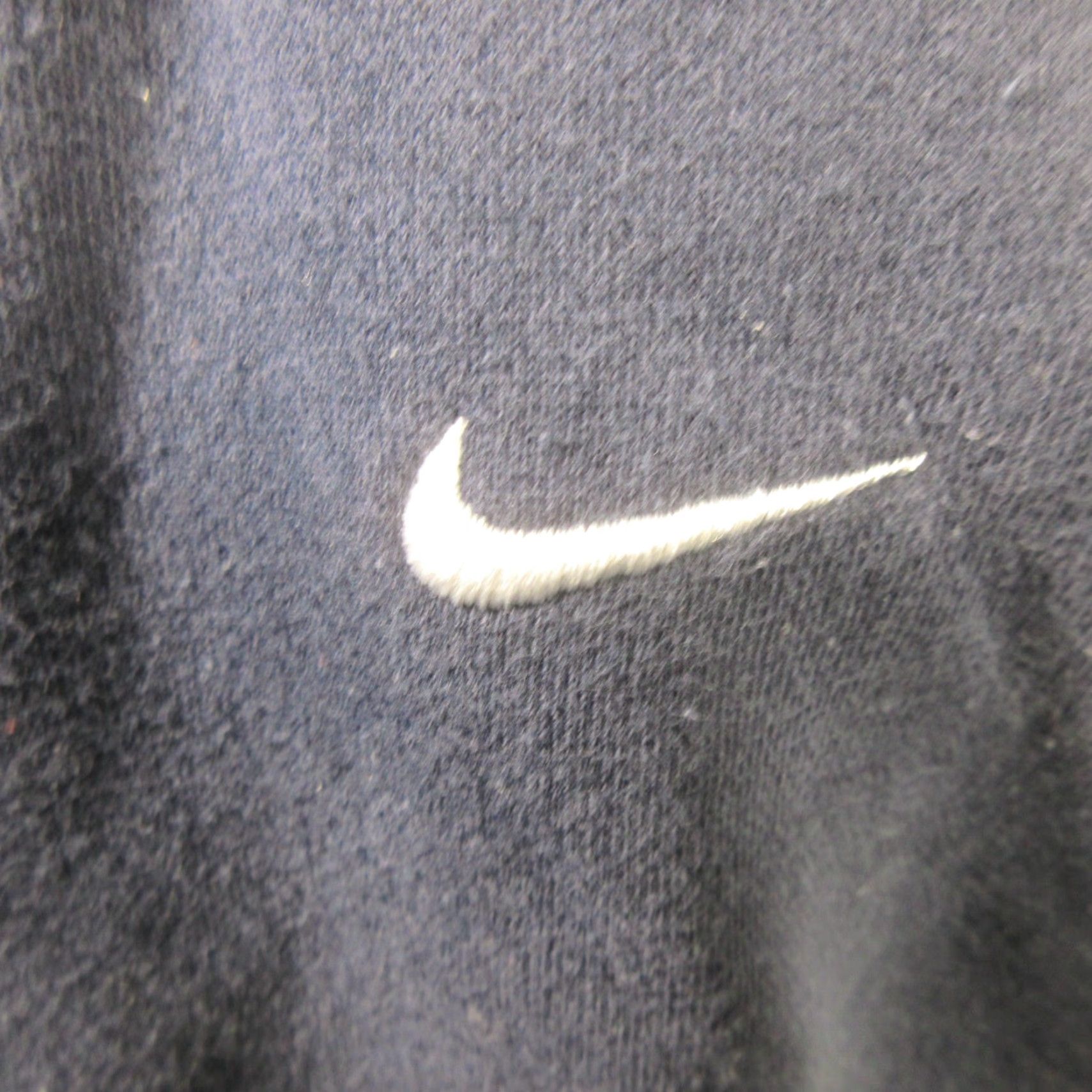 Nike Nike Hoodie Mens L Navy Breathable Fleece Pullover Embroidered Swoosh Distressed Size US L / EU 52-54 / 3 - 4 Thumbnail