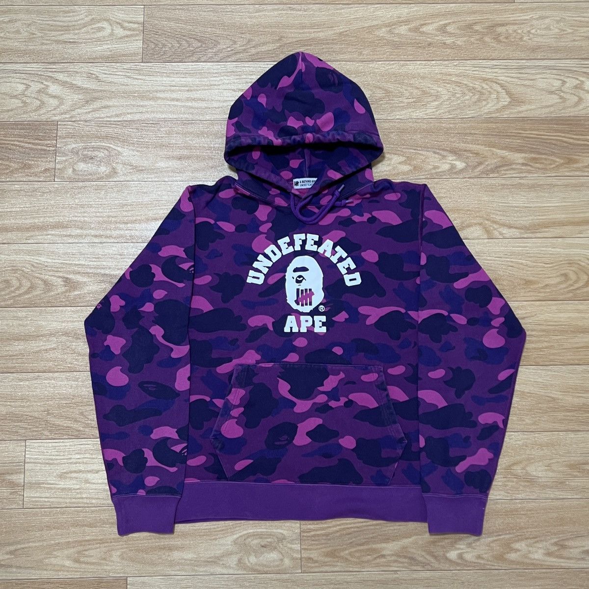 Bape × Undefeated Bape x Undefeated Pullover Hoodie | Grailed