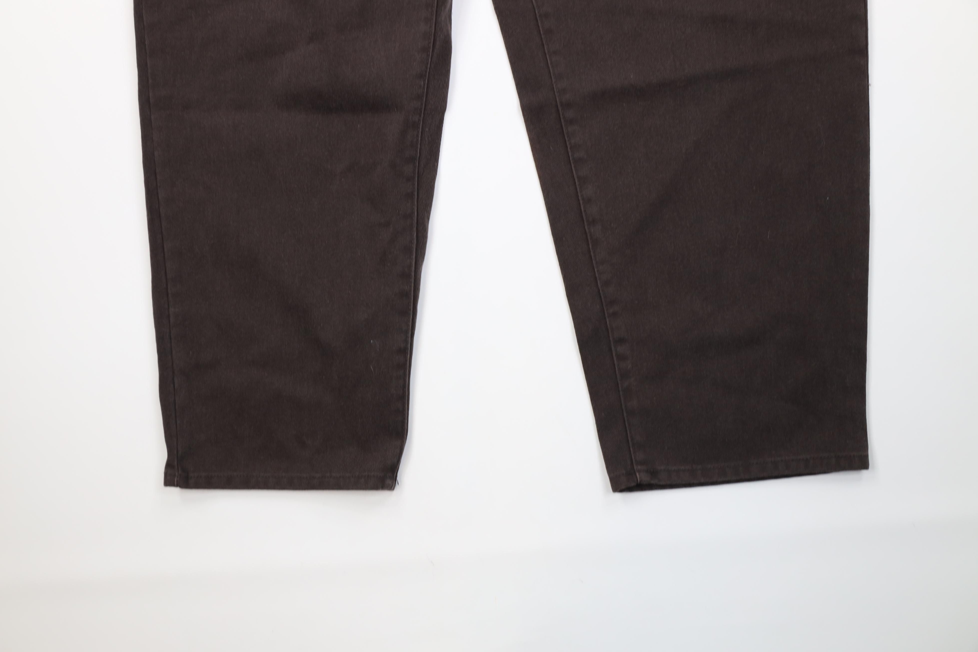 Columbia Deadstock Vintage 90s Columbia Baggy Fit Denim Jeans Brown Size US 40 / EU 56 - 4 Thumbnail