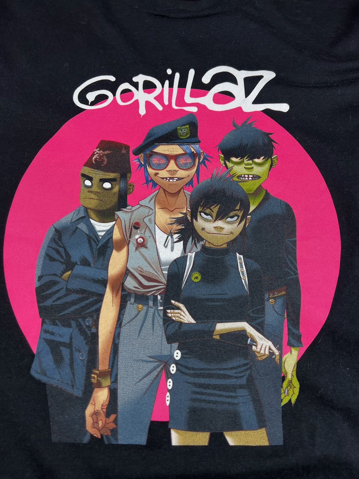 Band Tees × Vintage Vintage 2000s Gorillaz Demon Days Rap Rock Band T-shirt Size US M / EU 48-50 / 2 - 5 Thumbnail